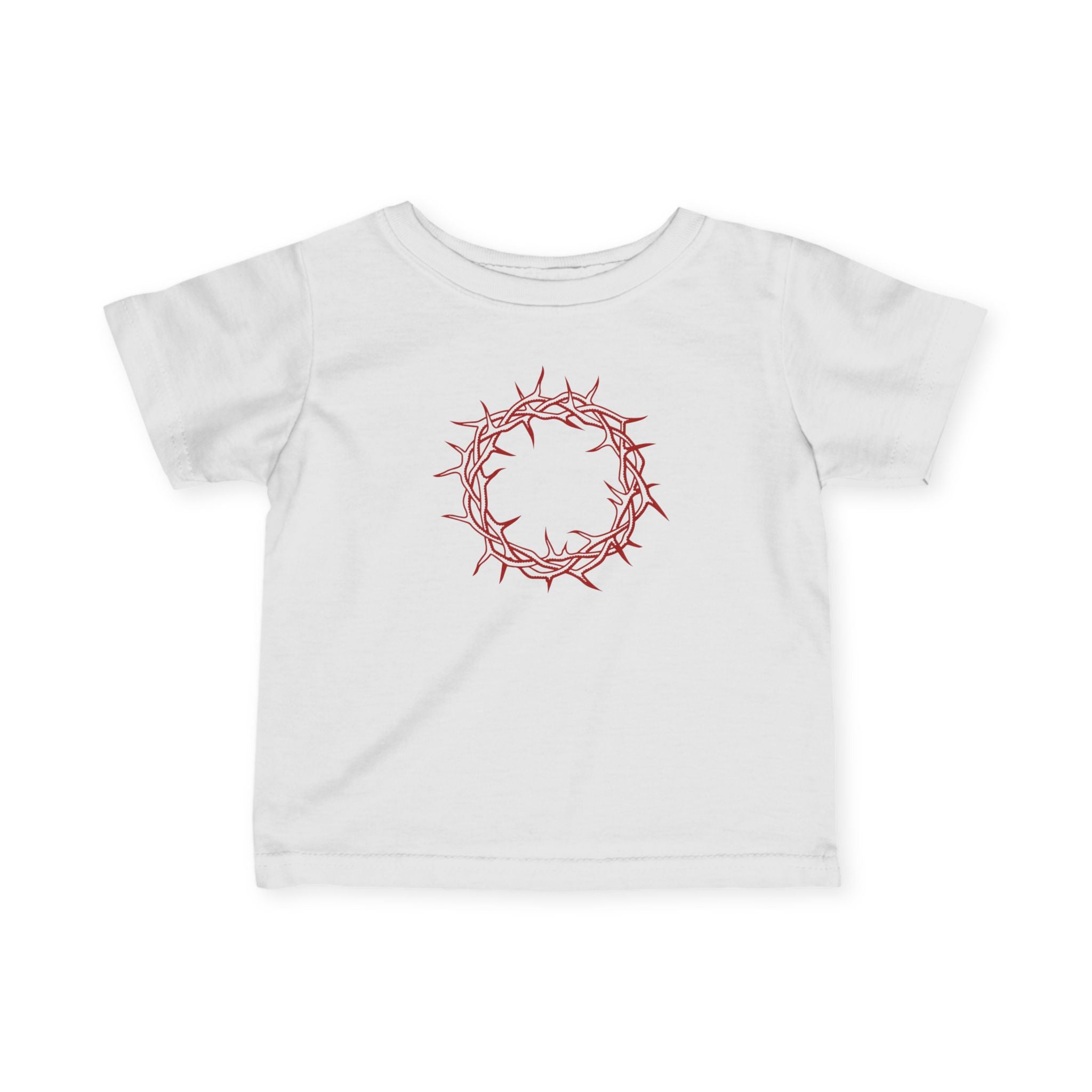 Infant T-Shirt -- Christian Theme -- Crown of Thorns (Red)
