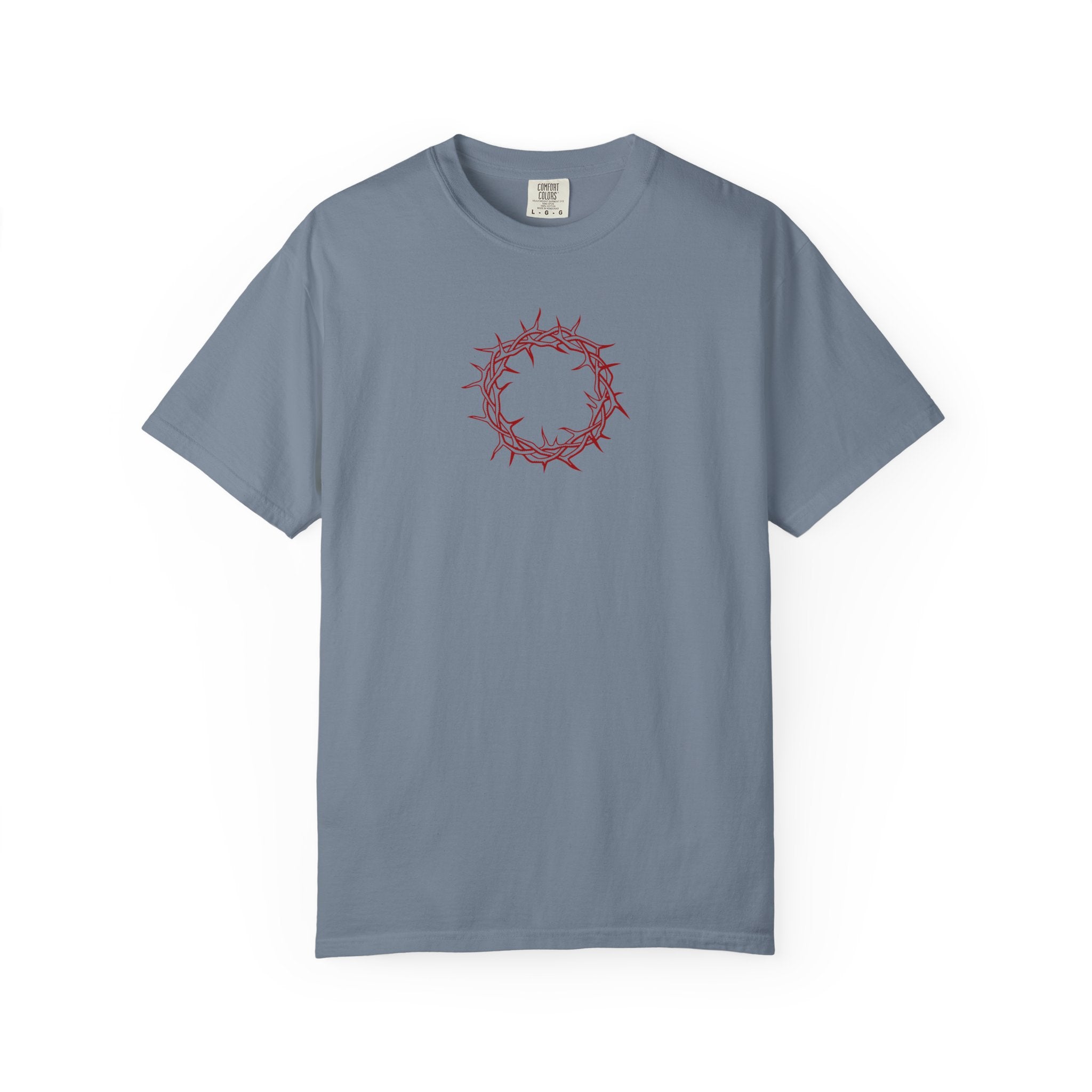 Relaxed T-Shirt -- Christian Theme -- Crown of Thorns (Red)