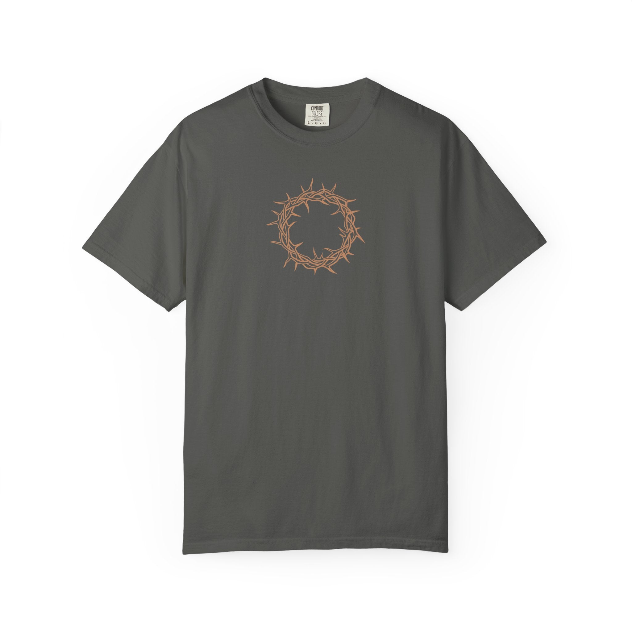 Relaxed T-Shirt -- Christian Theme -- Crown of Thorns (Light Red)