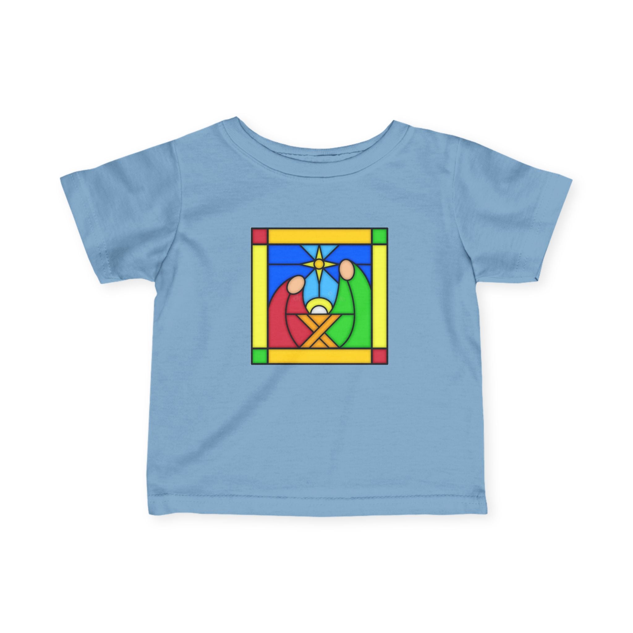 Infant Tee Shirt -- Christian Theme -- Jesus Nativity