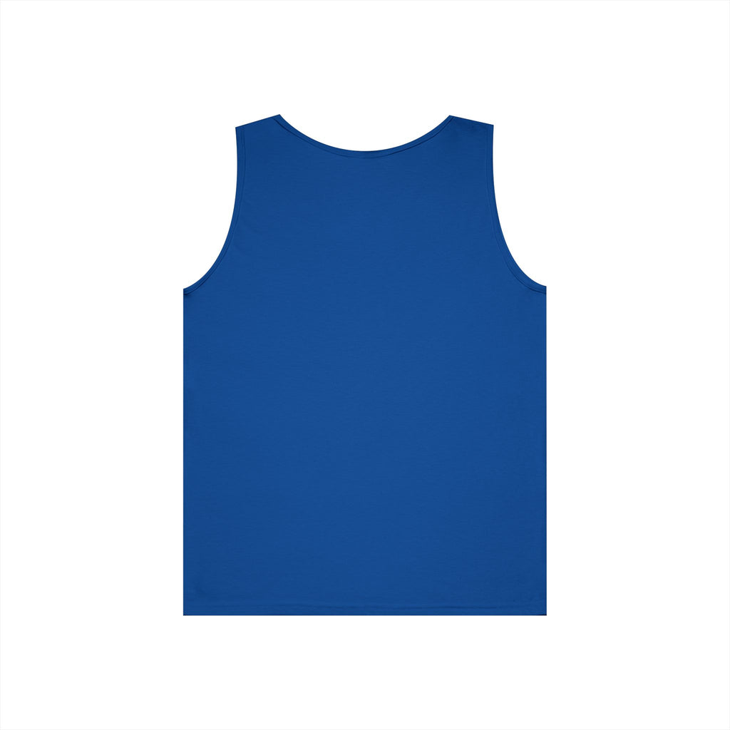 Heavy Cotton Tank Top -- Christian Theme -- Holy Spirit Dove Heart Flame