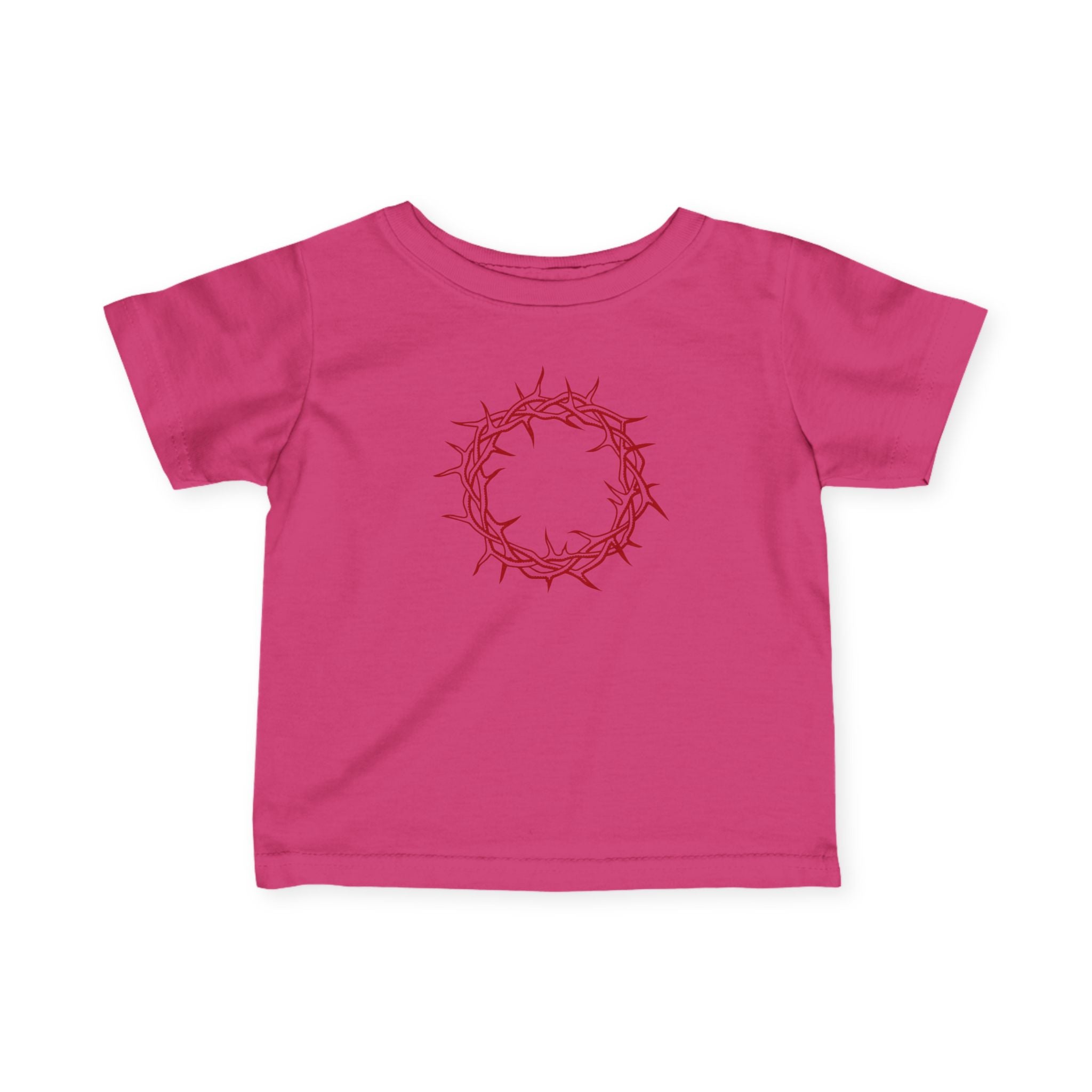Infant T-Shirt -- Christian Theme -- Crown of Thorns (Red)
