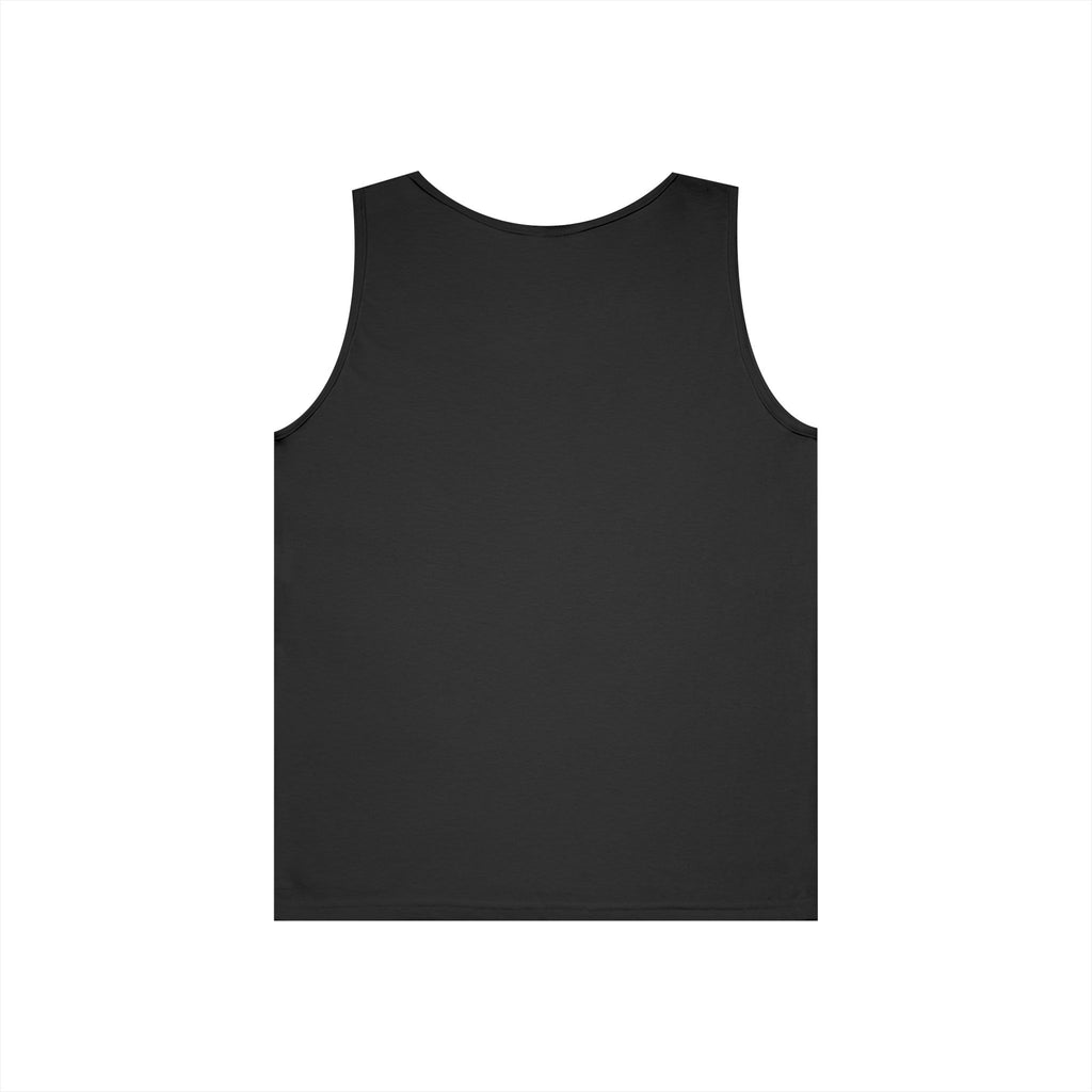 Heavy Cotton Tank Top -- Christian Theme -- Holy Spirit Dove Heart Flame