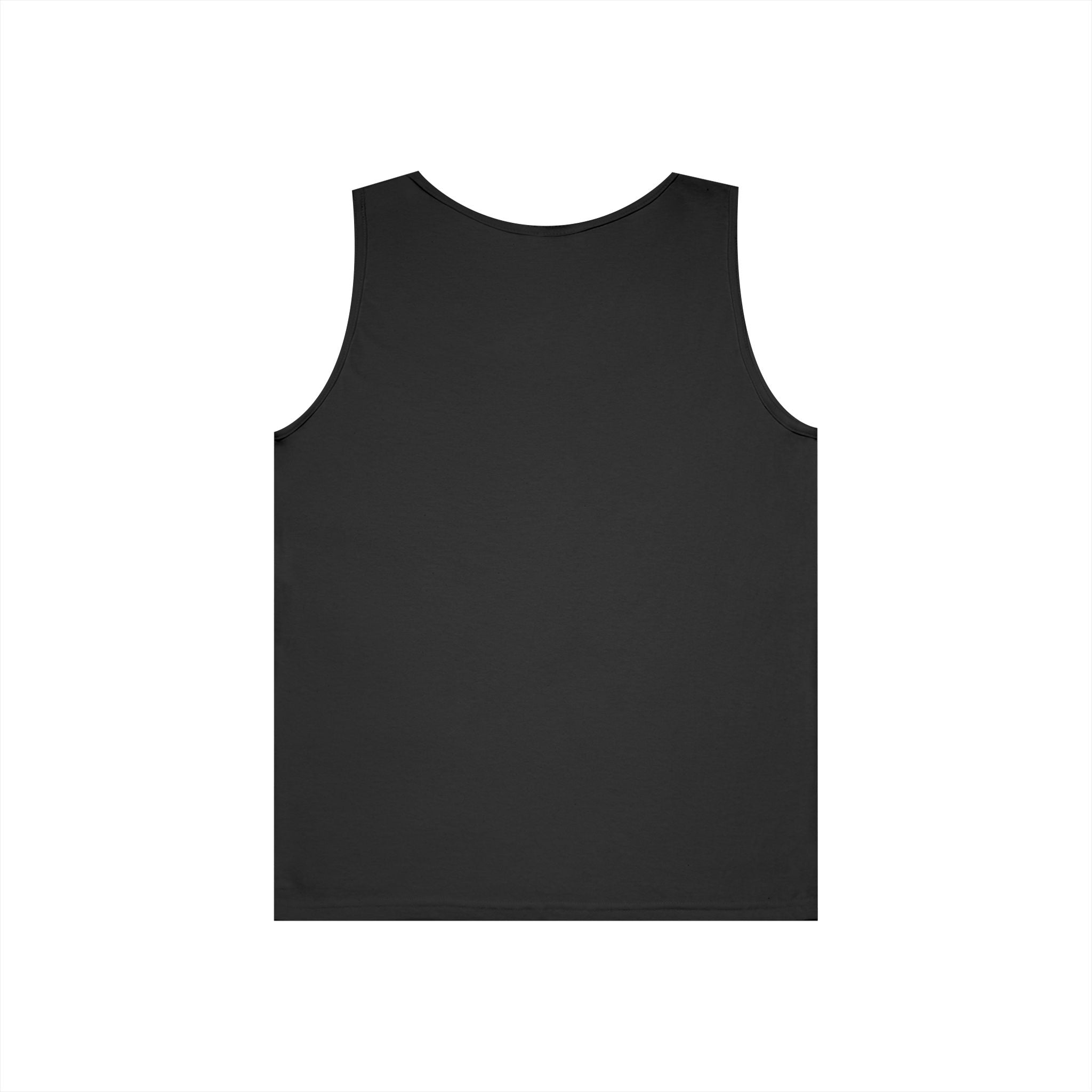 Heavy Cotton Tank Top -- Christian Theme -- Holy Spirit Dove Heart Flame