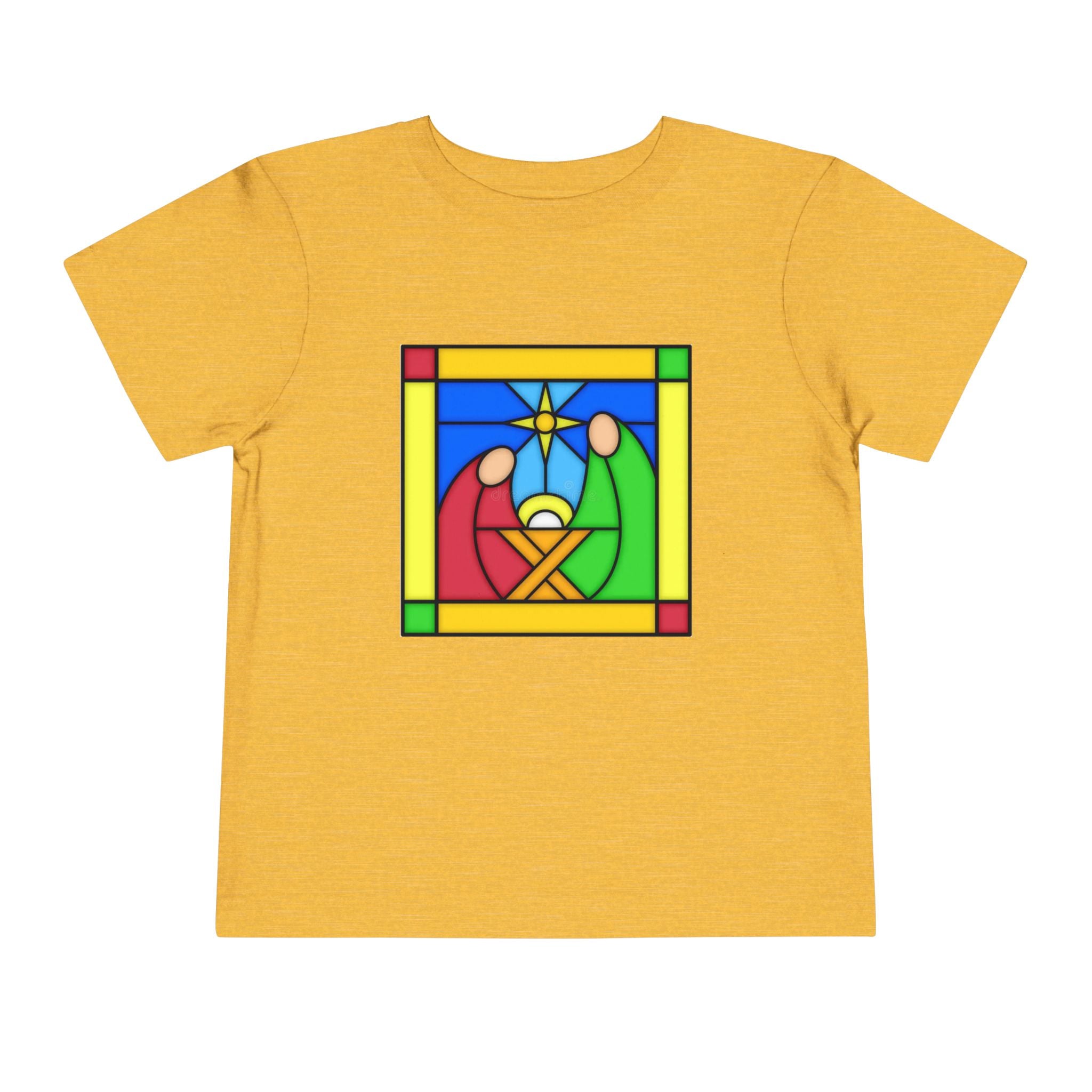 Toddler T Shirt -- Christian Theme -- Jesus Nativity