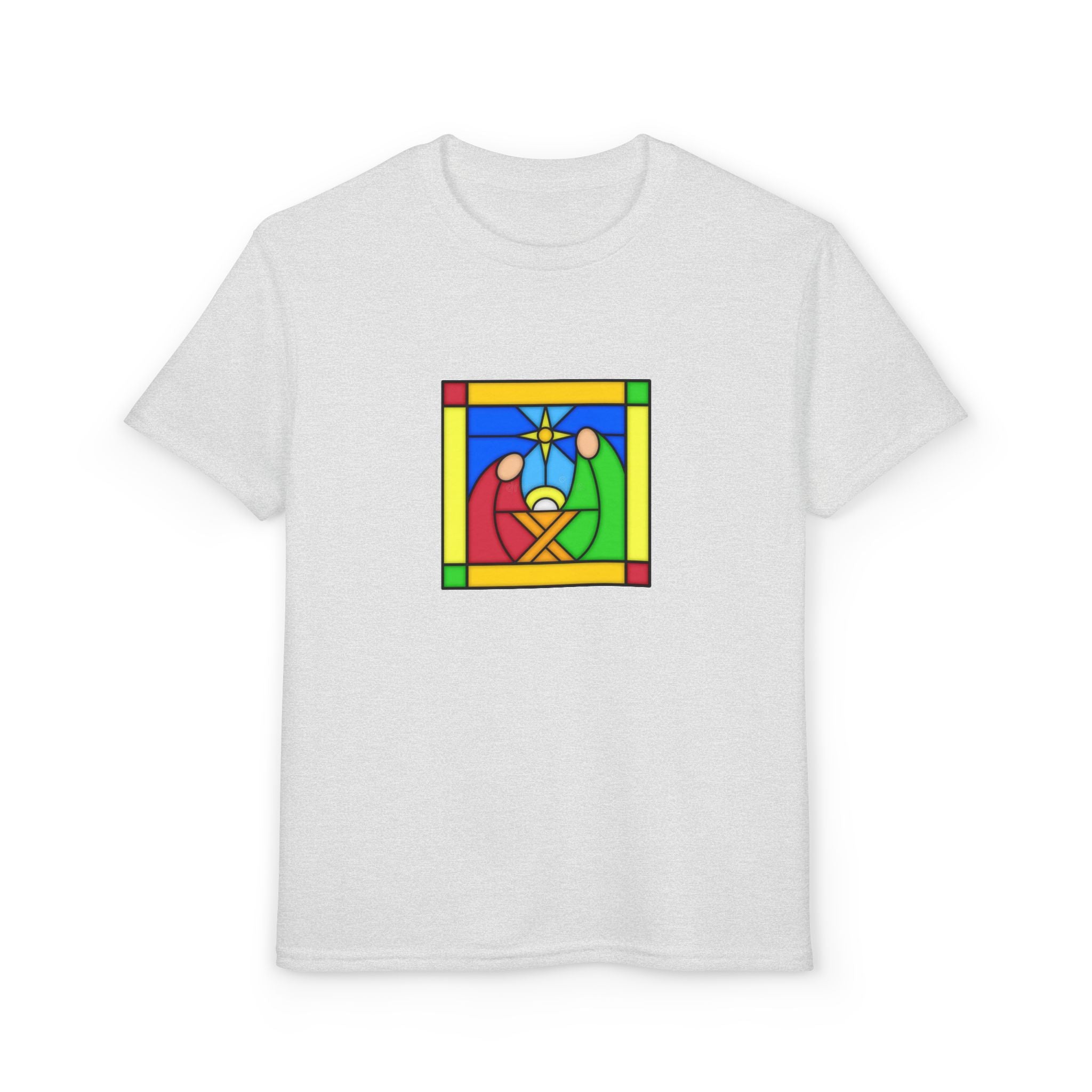 Kids T-Shirt -- Christian Theme -- Jesus Nativity