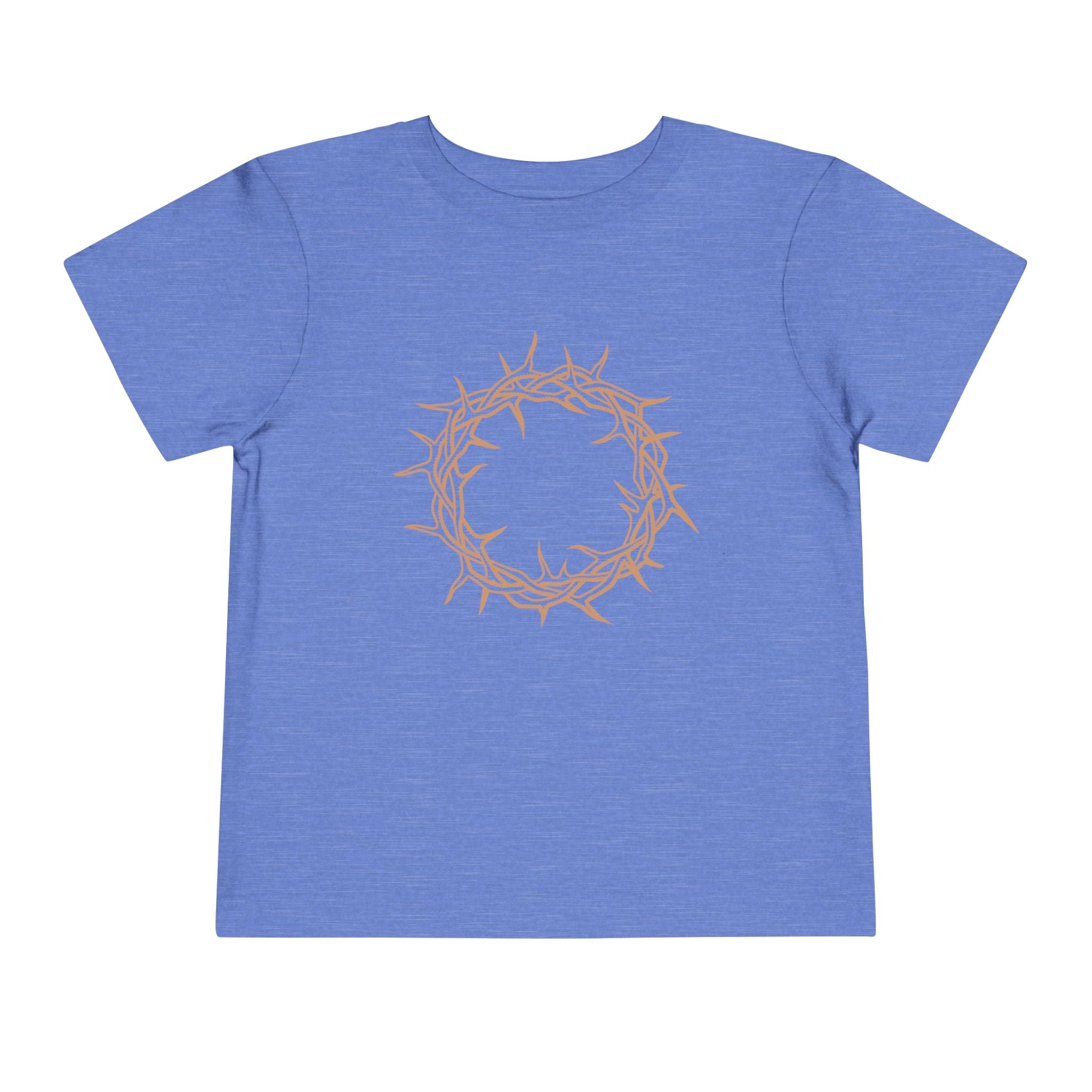 Toddler T-Shirt -- Christian Theme -- Crown of Thorns (Light Red)