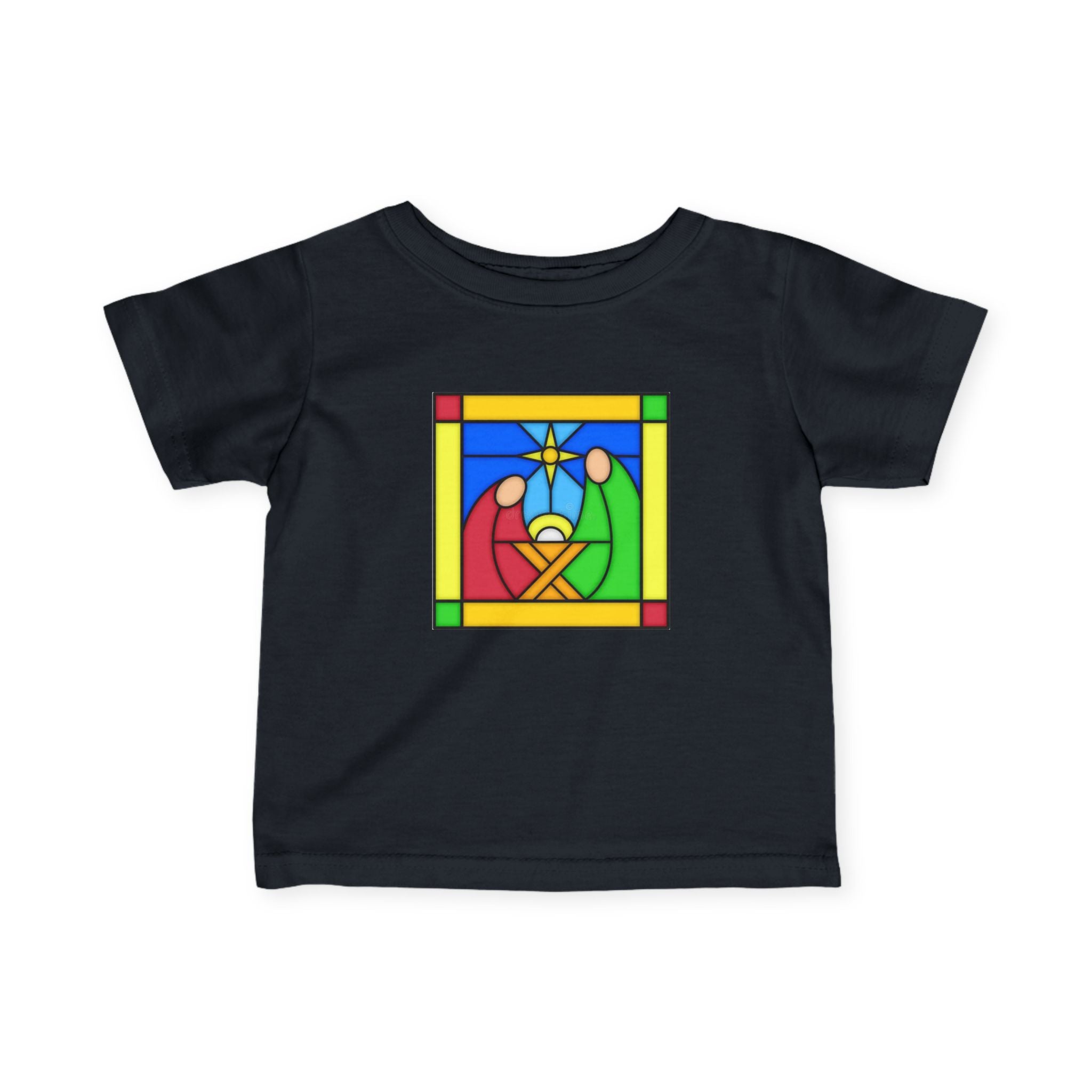 Infant Tee Shirt -- Christian Theme -- Jesus Nativity