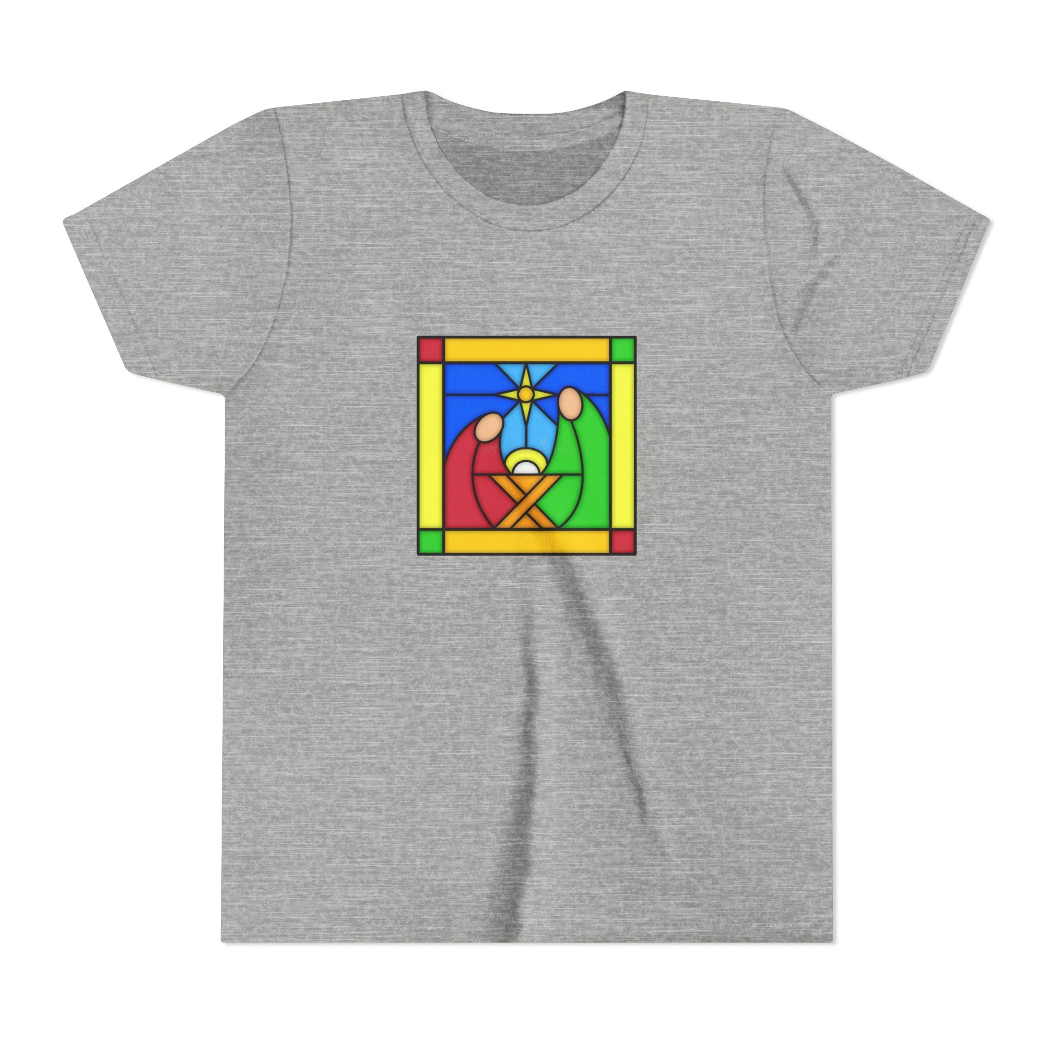 Kids T Shirt -- Christian Theme -- Jesus Nativity