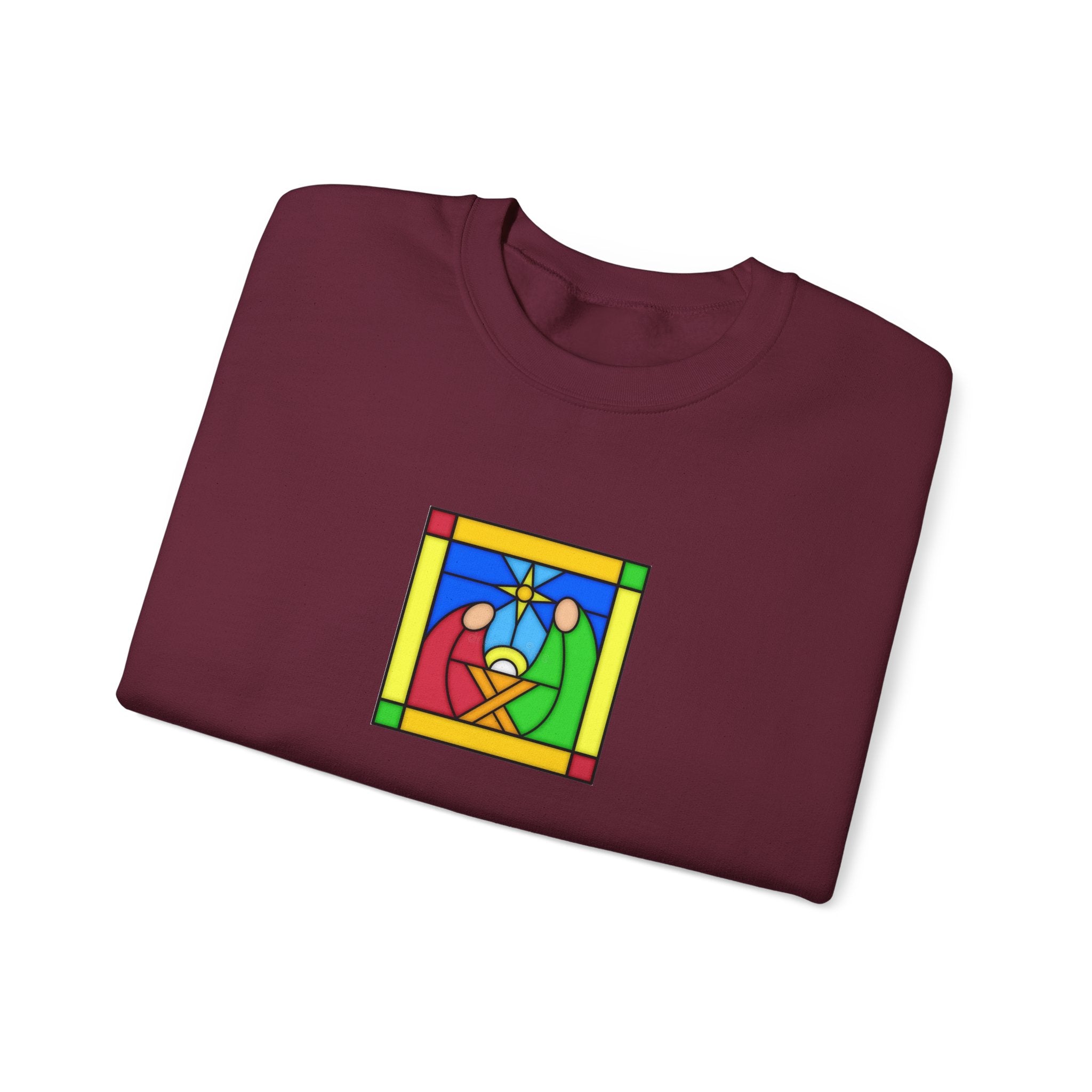Crewneck Sweatshirt -- Christian Theme -- Jesus Nativity