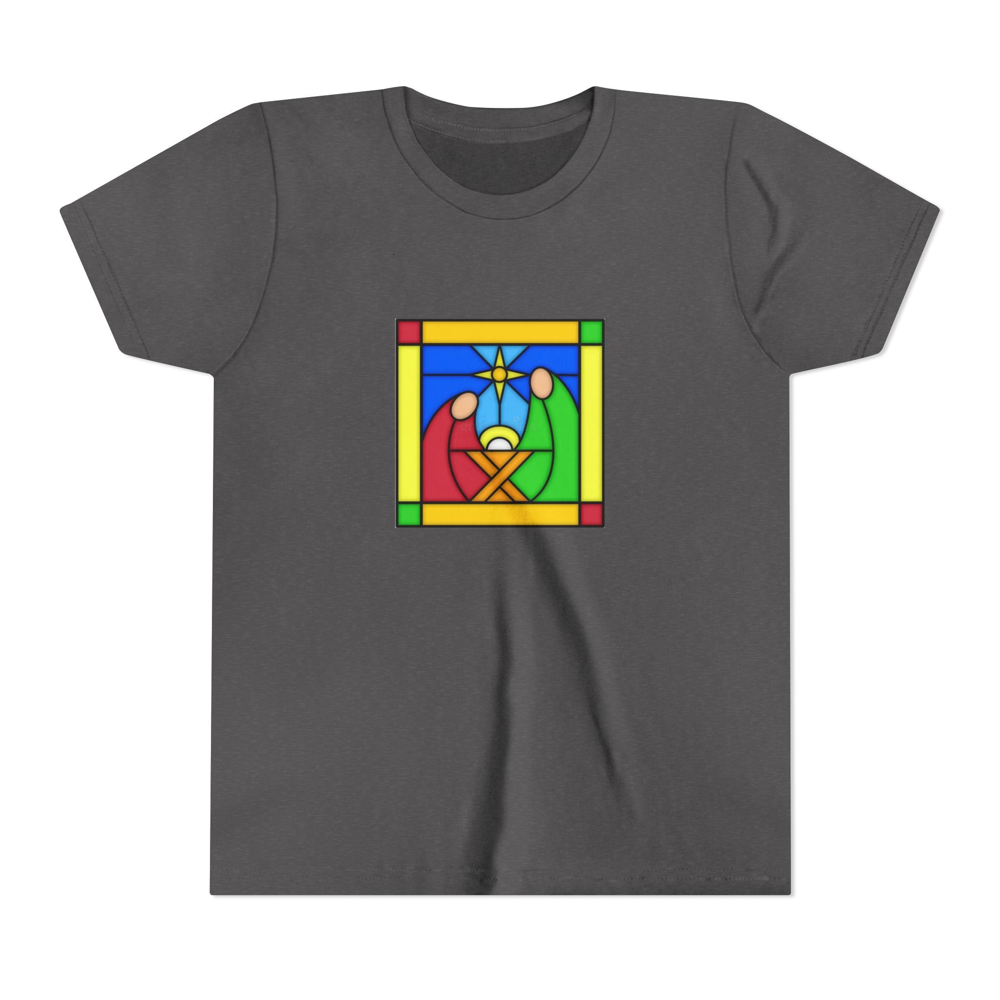 Kids T Shirt -- Christian Theme -- Jesus Nativity