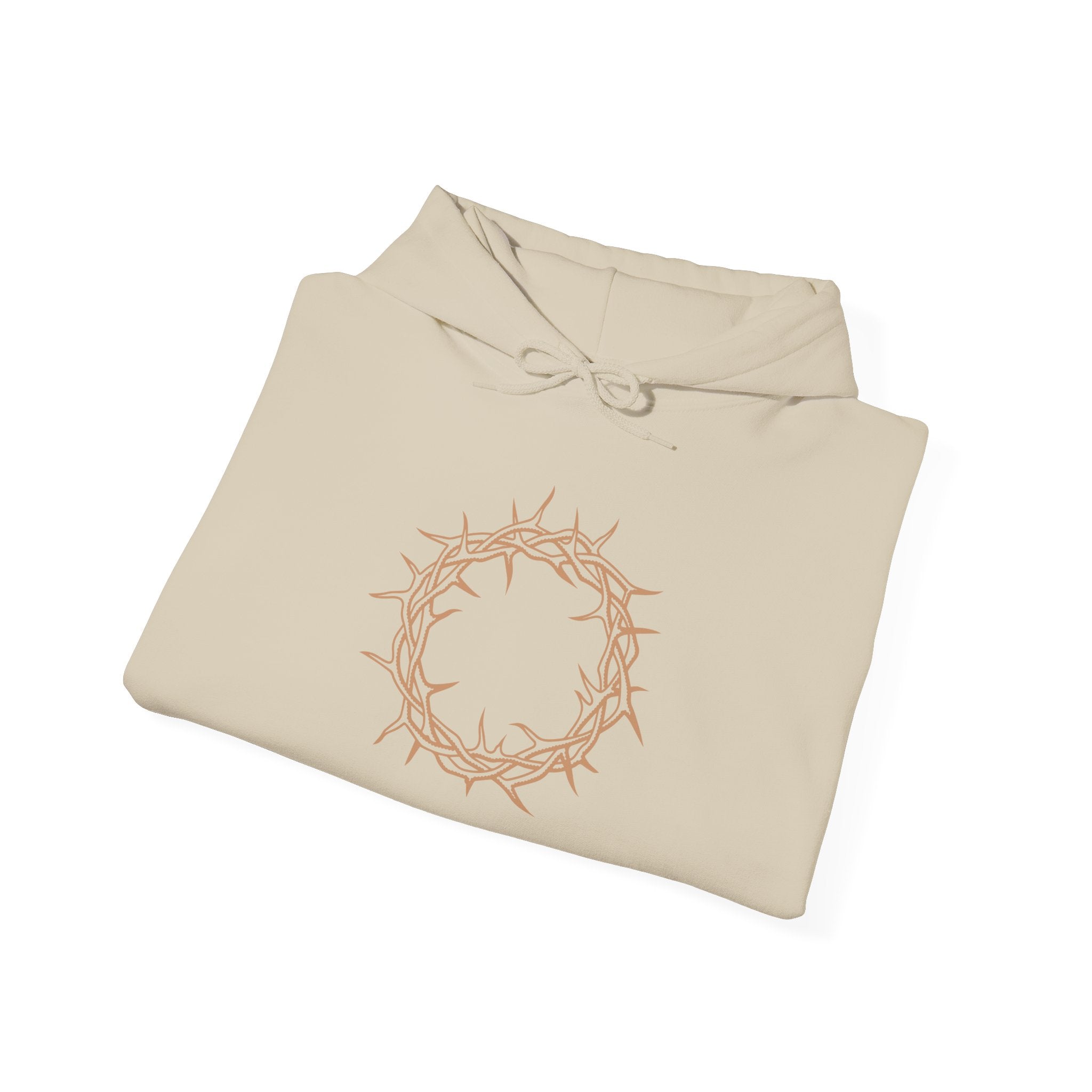 Hoodie -- Christian Theme -- Crown of Thorns (Light Red)