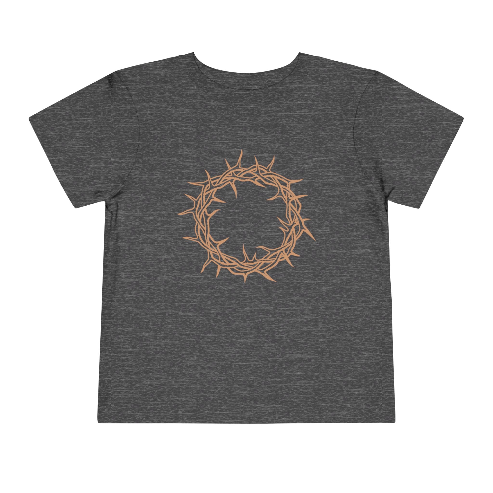 Toddler T-Shirt -- Christian Theme -- Crown of Thorns (Light Red)