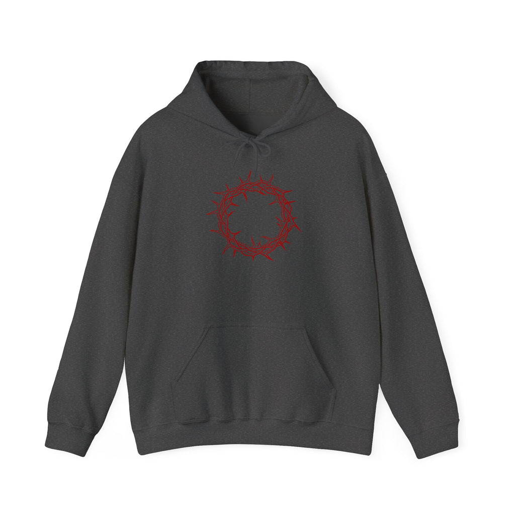 Hoodie -- Christian Theme -- Crown of Thorns (Red)