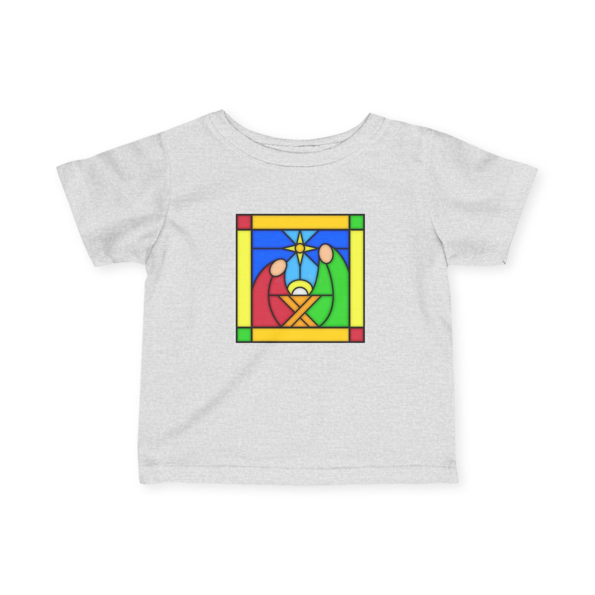 Infant Tee Shirt -- Christian Theme -- Jesus Nativity