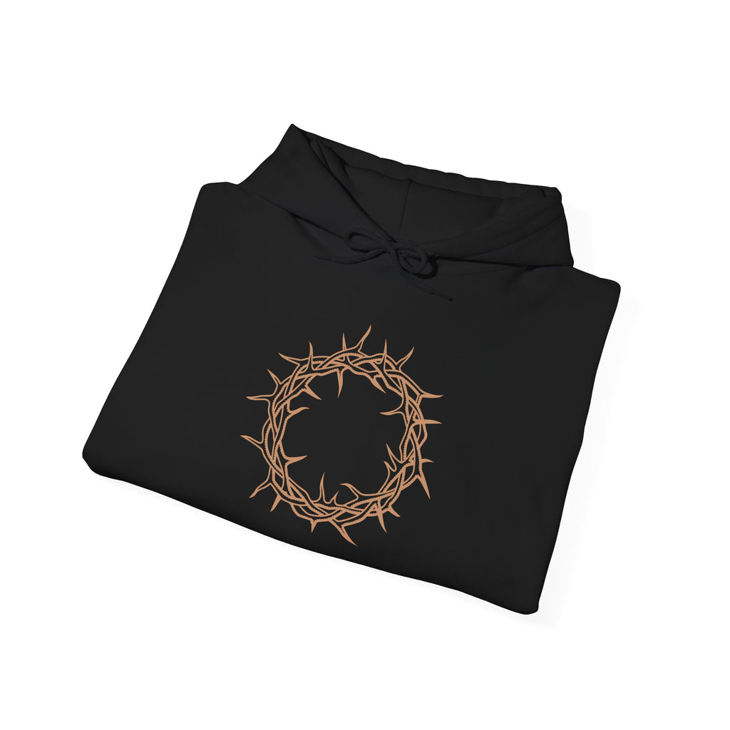 Hoodie -- Christian Theme -- Crown of Thorns (Light Red)