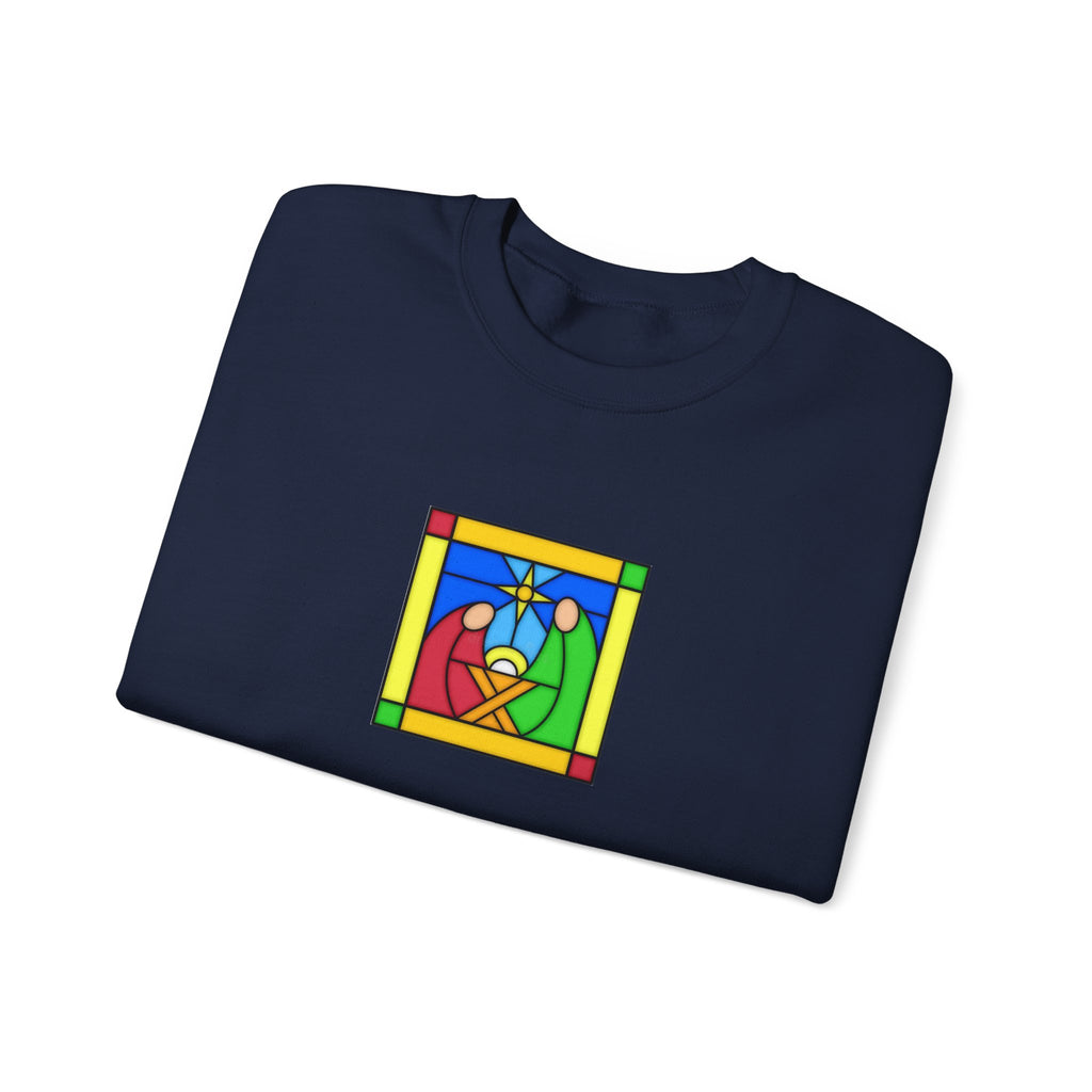 Crewneck Sweatshirt -- Christian Theme -- Jesus Nativity