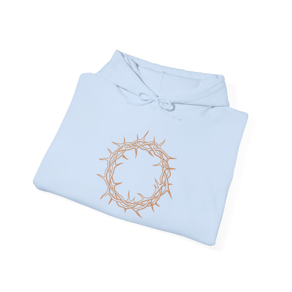 Hoodie -- Christian Theme -- Crown of Thorns (Light Red)