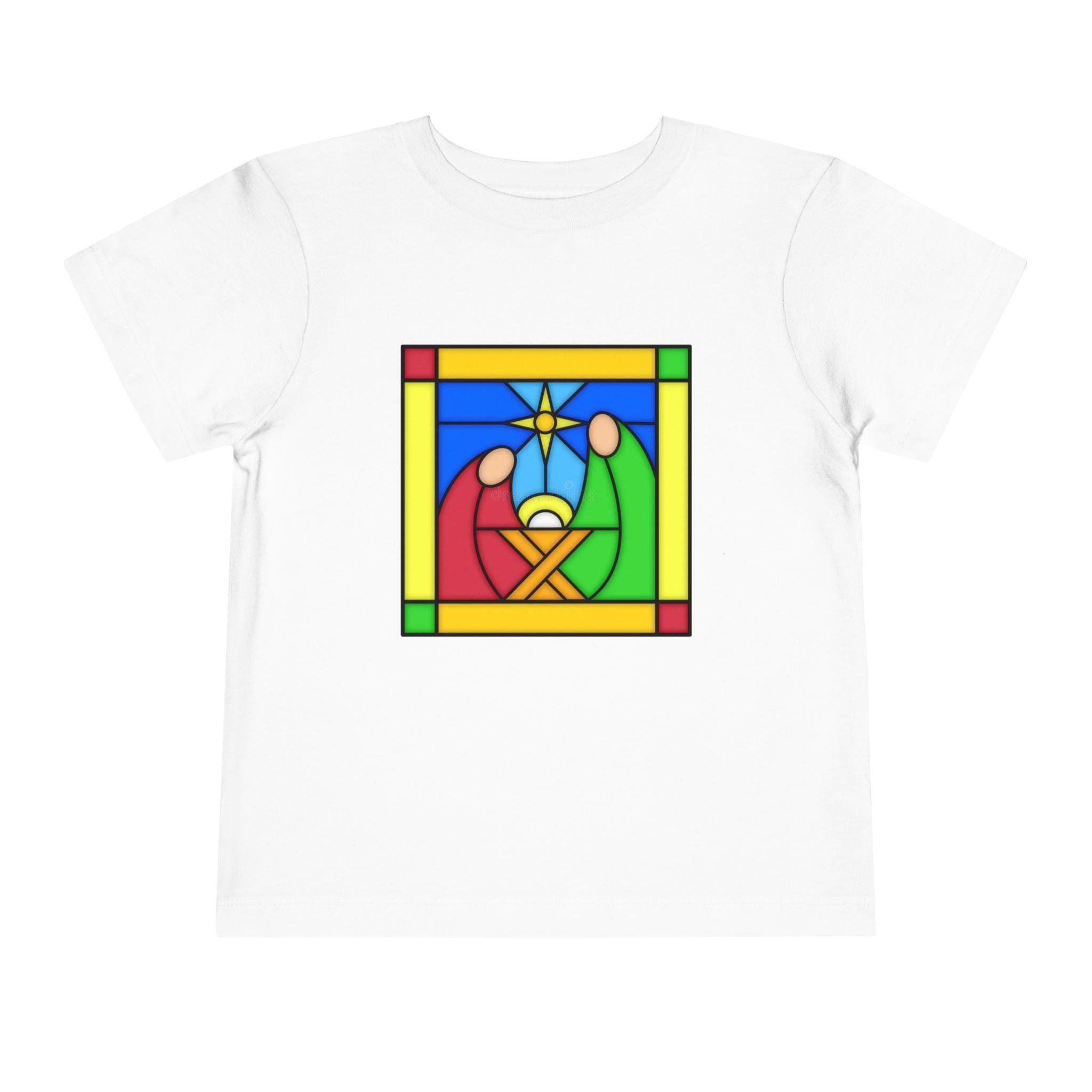 Toddler T Shirt -- Christian Theme -- Jesus Nativity