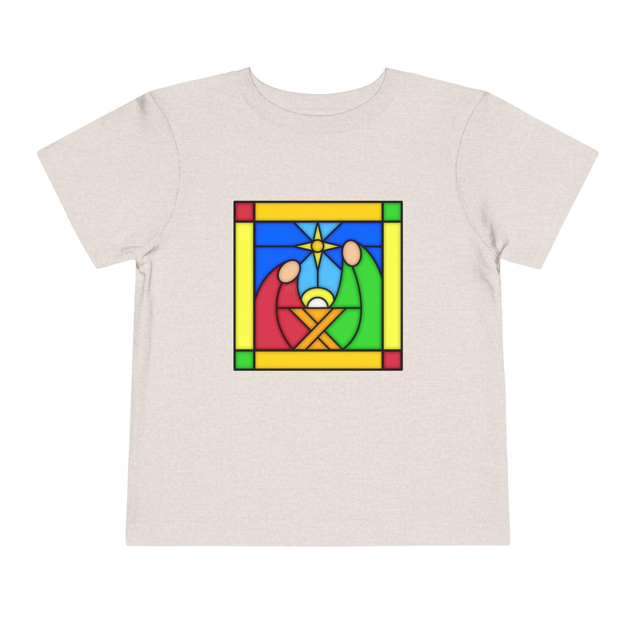 Toddler T Shirt -- Christian Theme -- Jesus Nativity