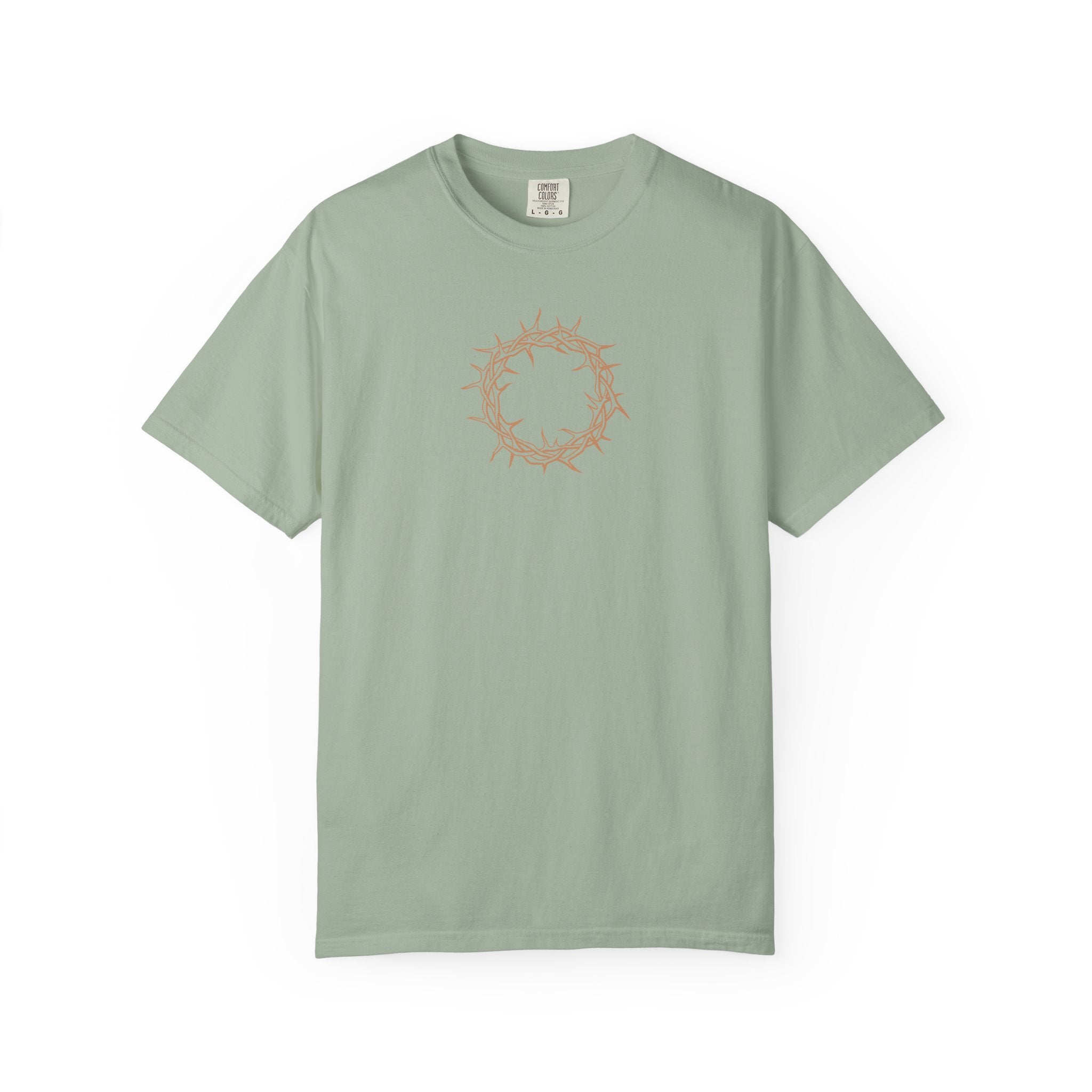 Relaxed T-Shirt -- Christian Theme -- Crown of Thorns (Light Red)