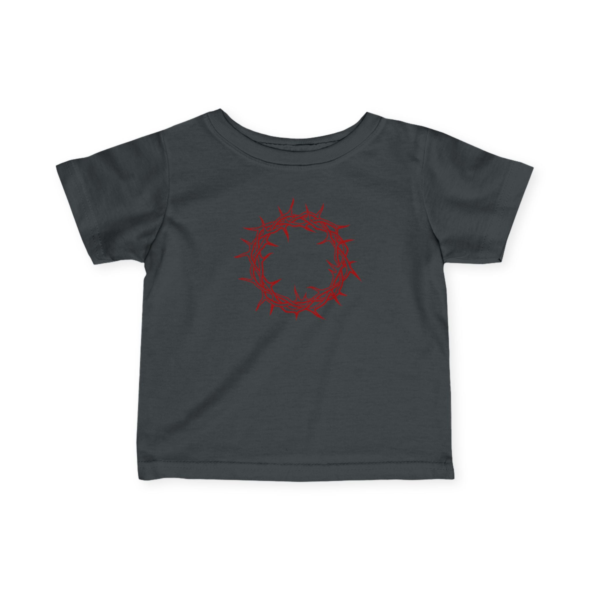 Infant T-Shirt -- Christian Theme -- Crown of Thorns (Red)