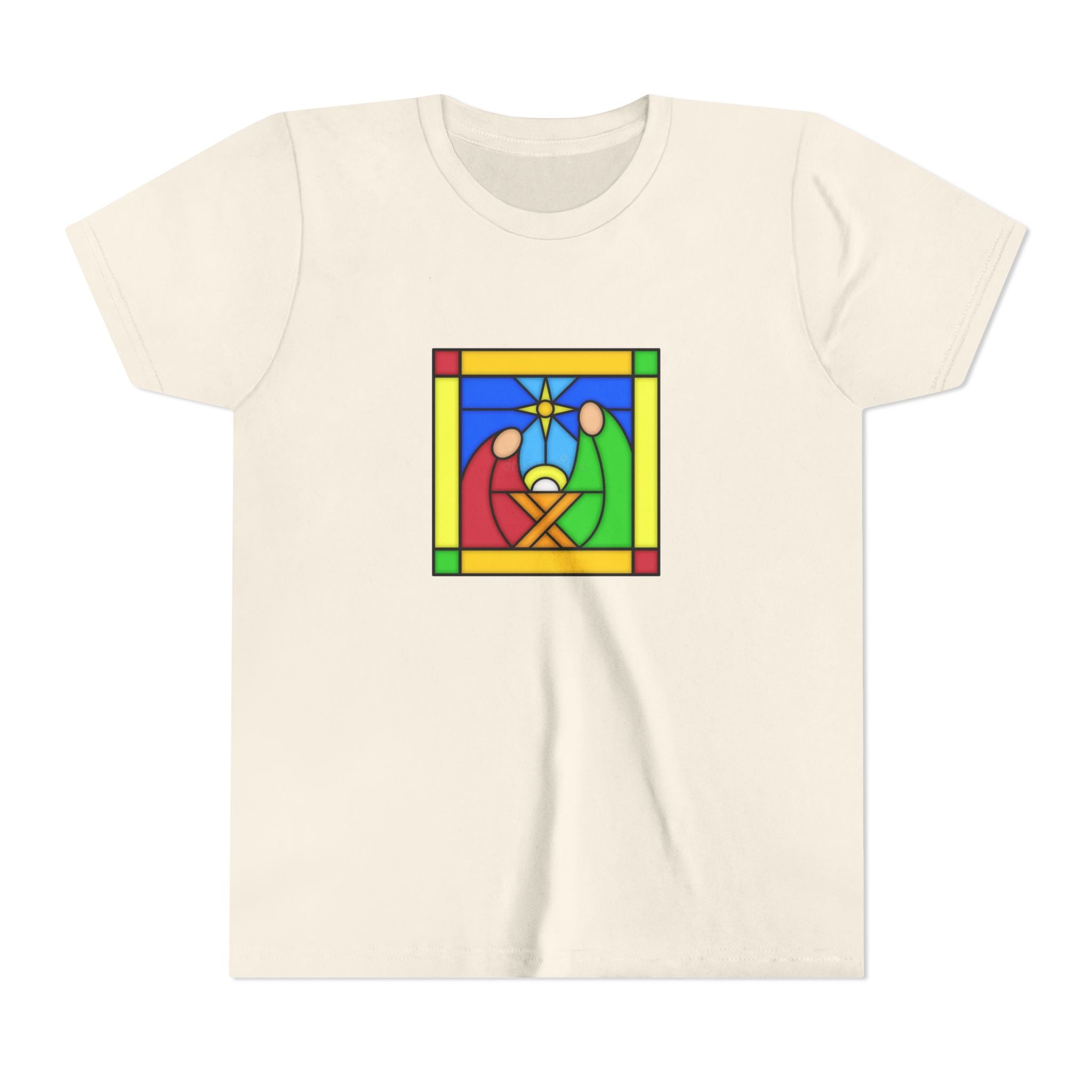 Kids T Shirt -- Christian Theme -- Jesus Nativity