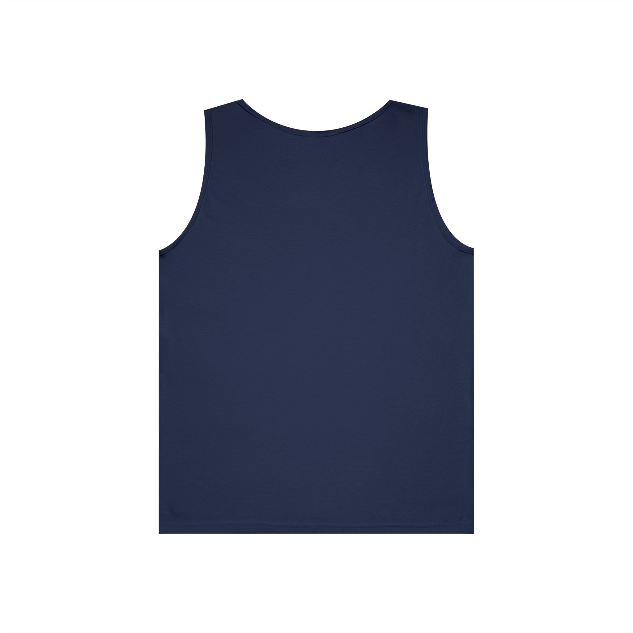 Heavy Cotton Tank Top -- Christian Theme -- Holy Spirit Dove Heart Flame