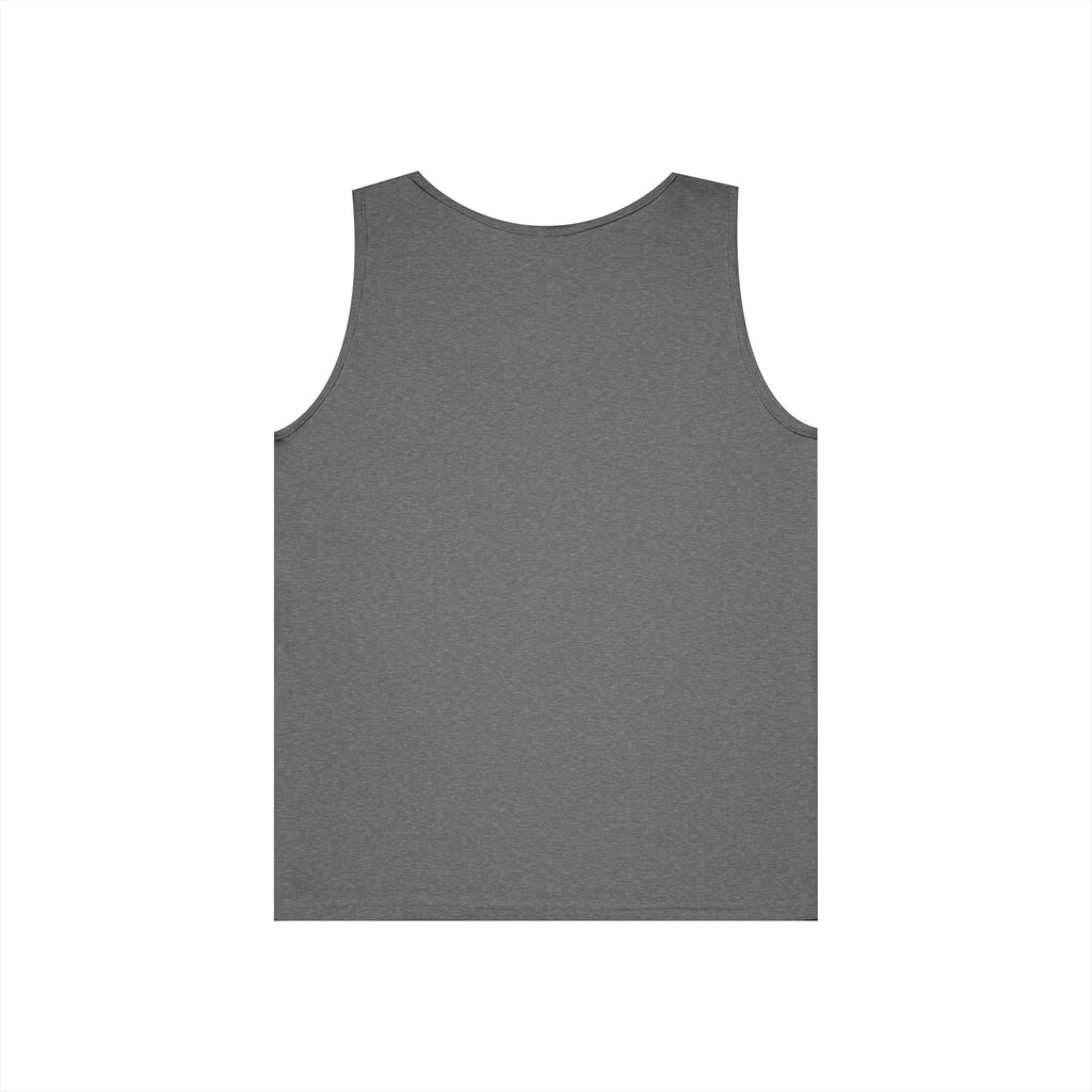 Heavy Cotton Tank Top -- Christian Theme -- Holy Spirit Dove Heart Flame