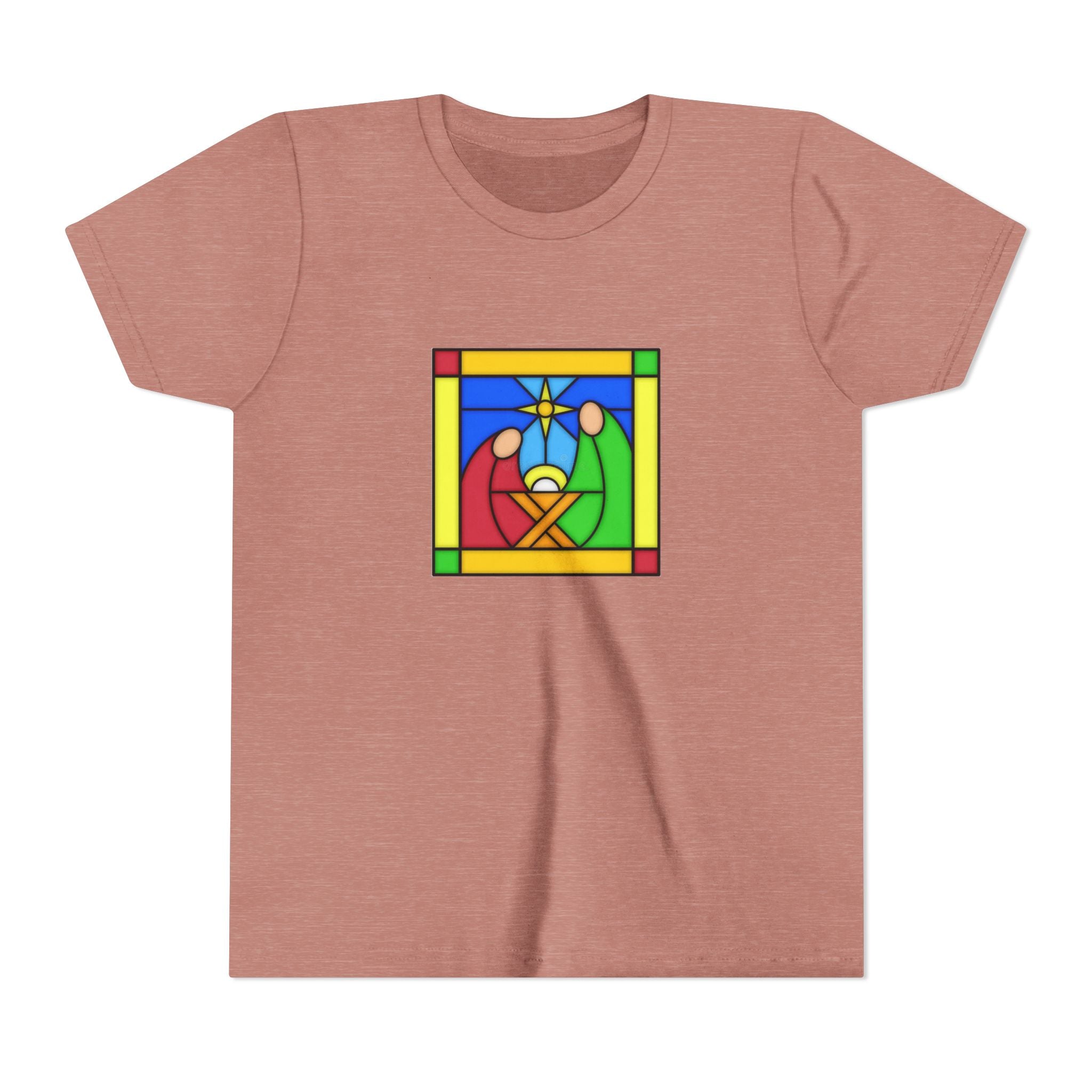 Kids T Shirt -- Christian Theme -- Jesus Nativity