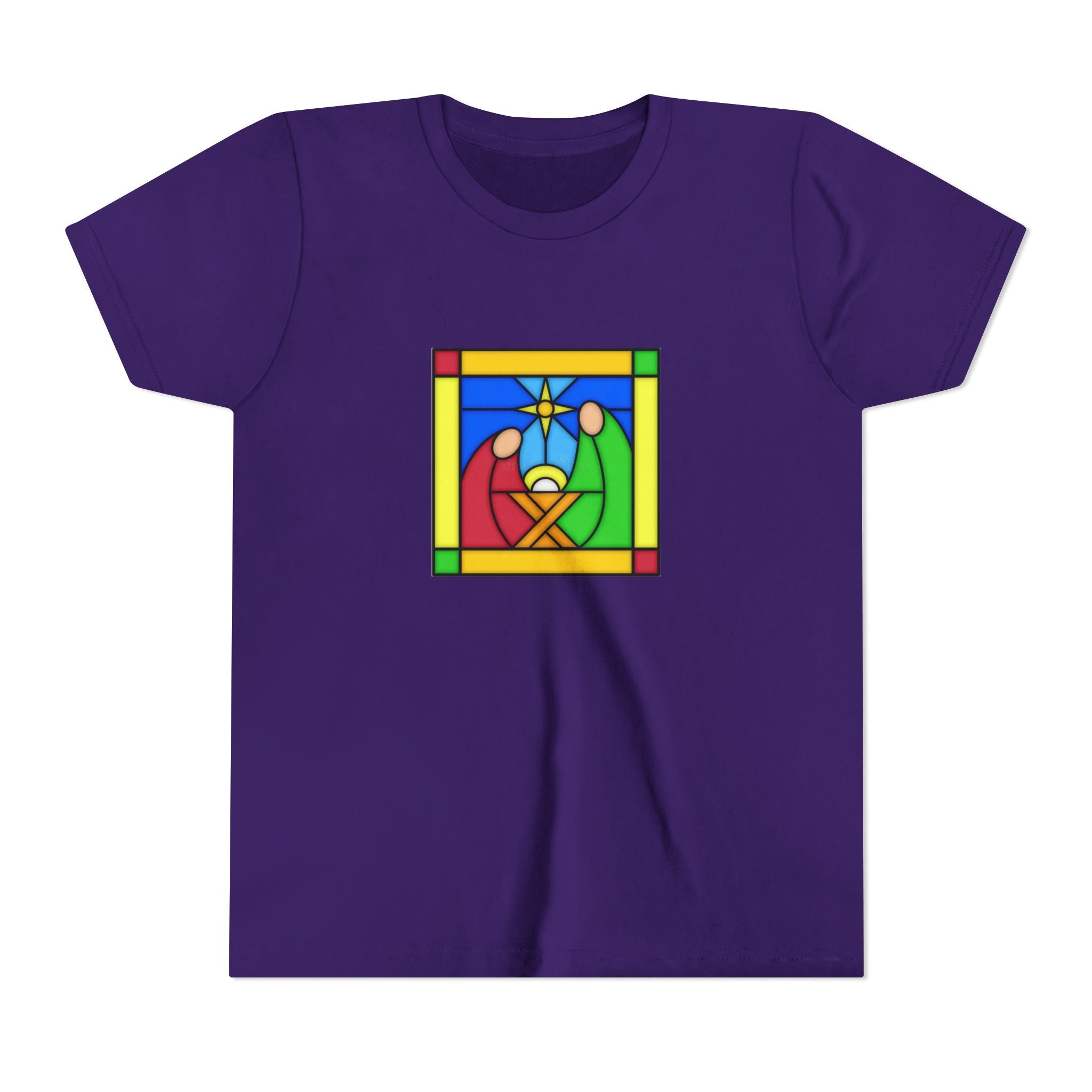 Kids T Shirt -- Christian Theme -- Jesus Nativity