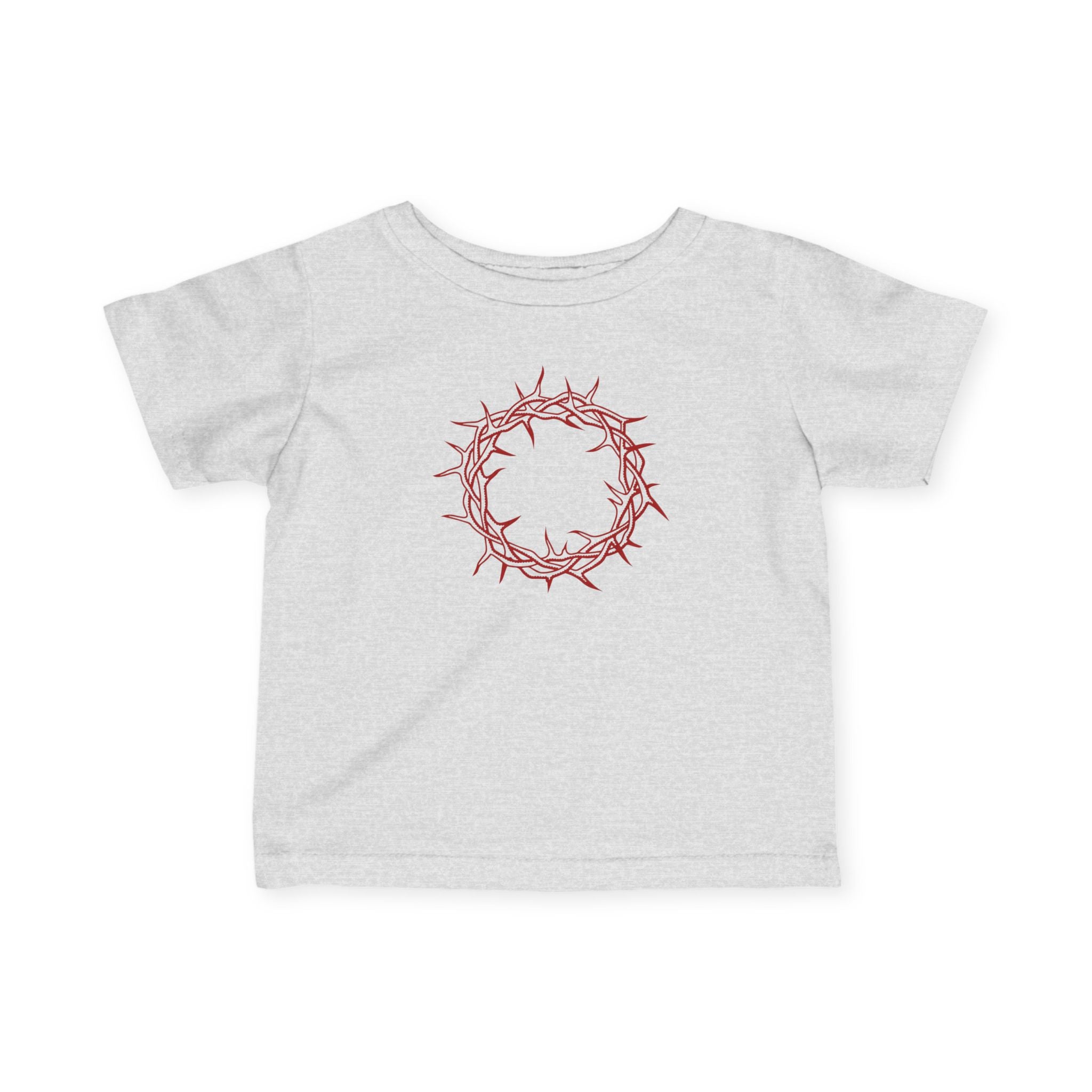 Infant T-Shirt -- Christian Theme -- Crown of Thorns (Red)