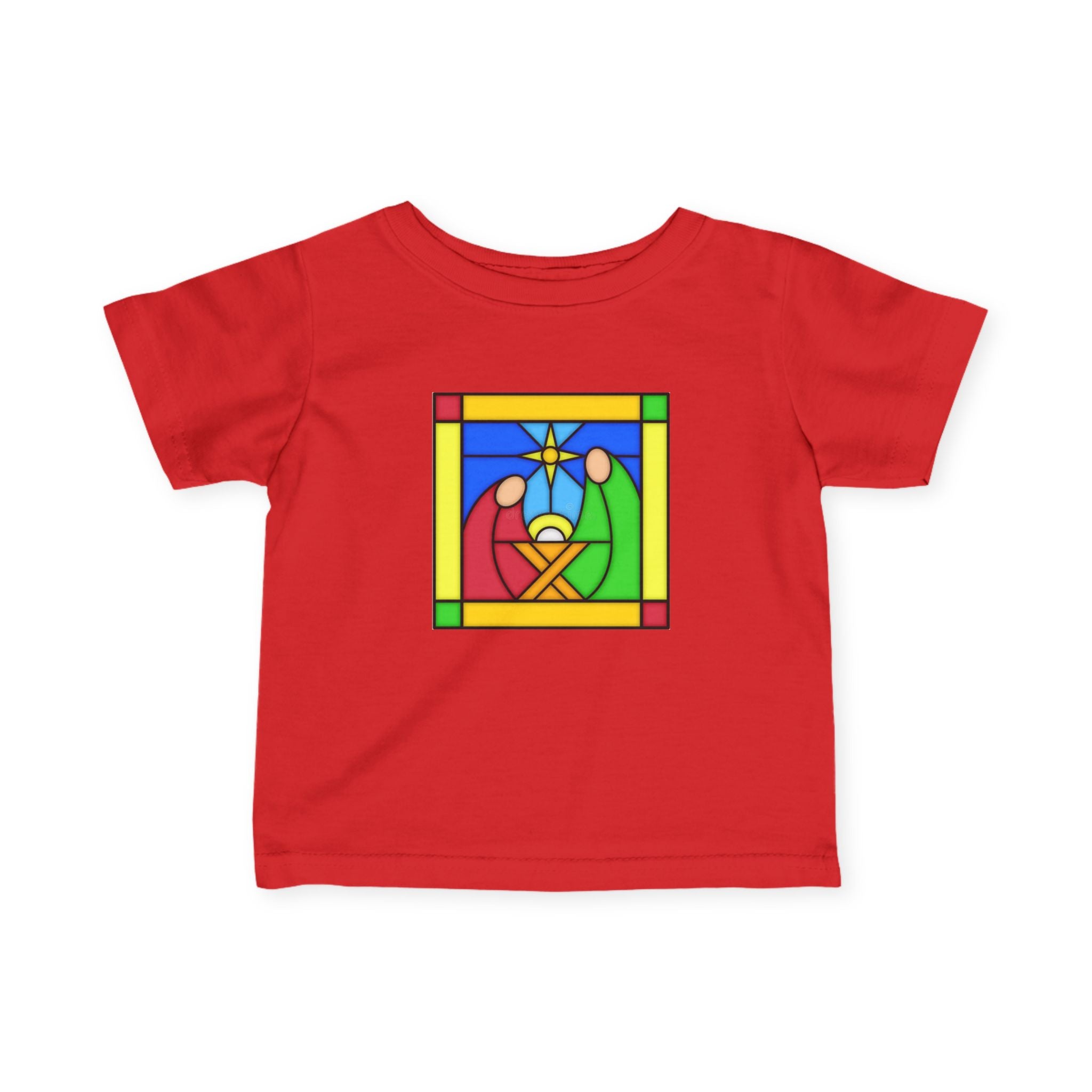 Infant Tee Shirt -- Christian Theme -- Jesus Nativity