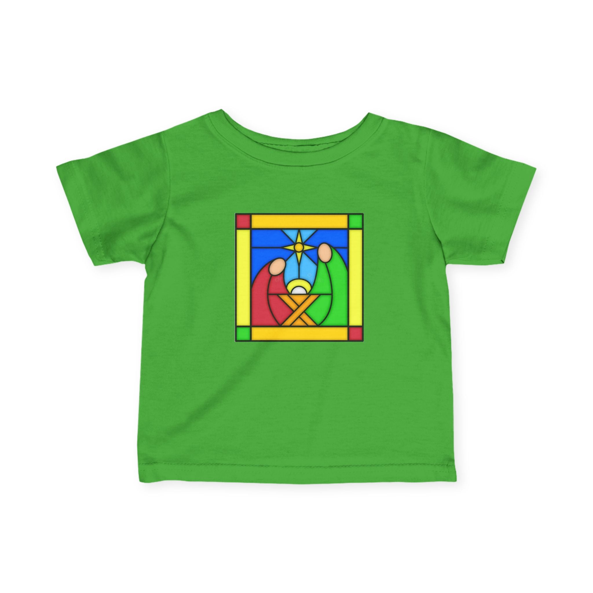 Infant Tee Shirt -- Christian Theme -- Jesus Nativity