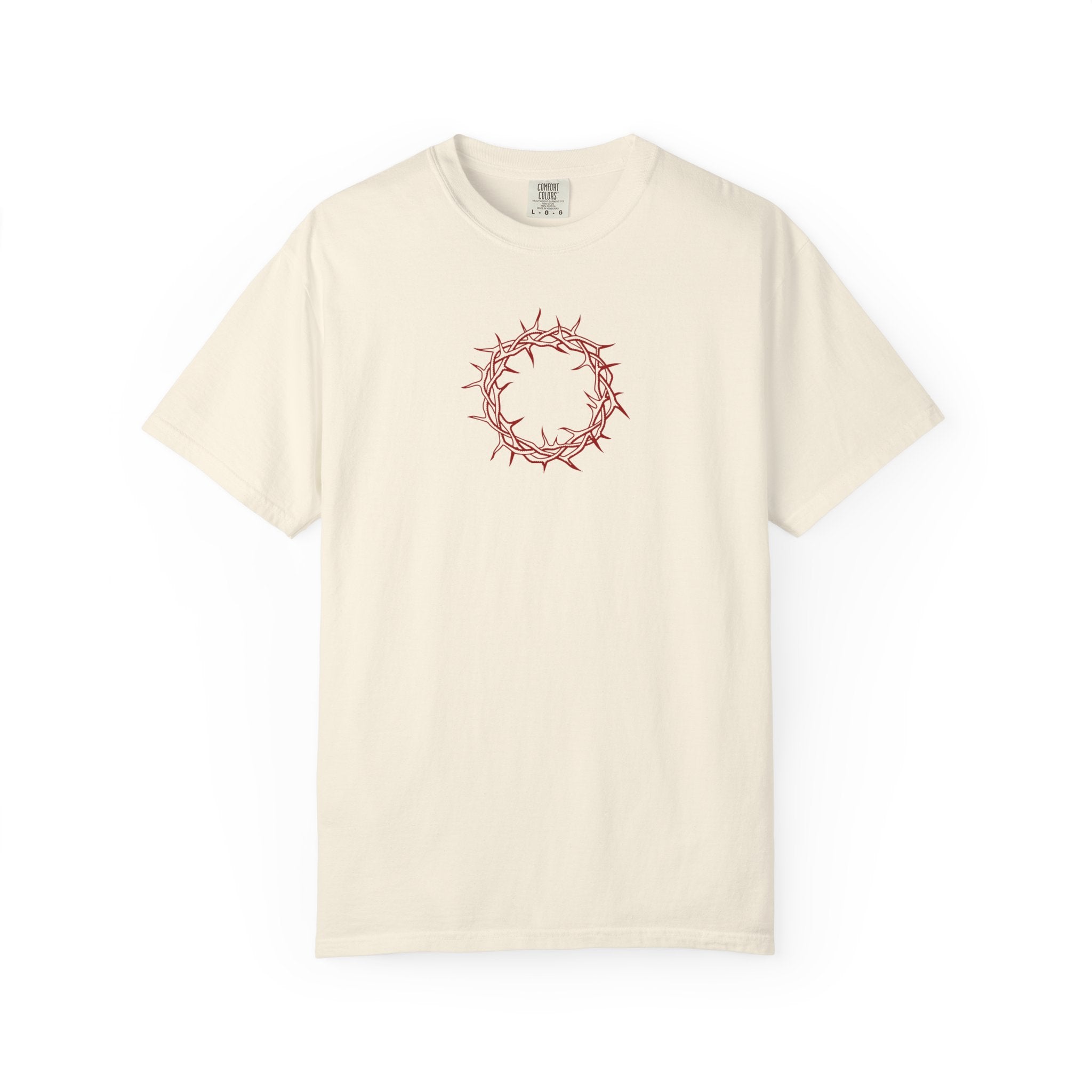 Relaxed T-Shirt -- Christian Theme -- Crown of Thorns (Red)