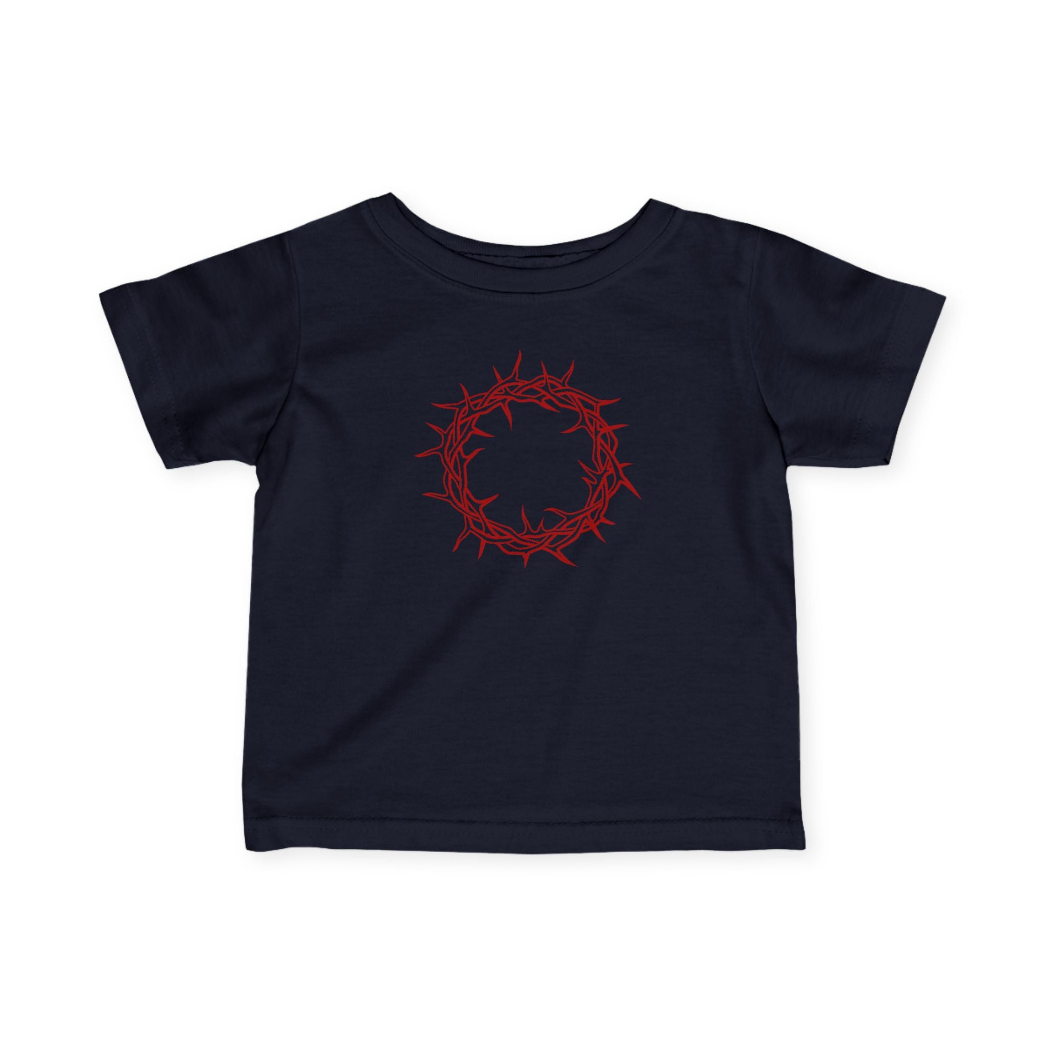 Infant T-Shirt -- Christian Theme -- Crown of Thorns (Red)