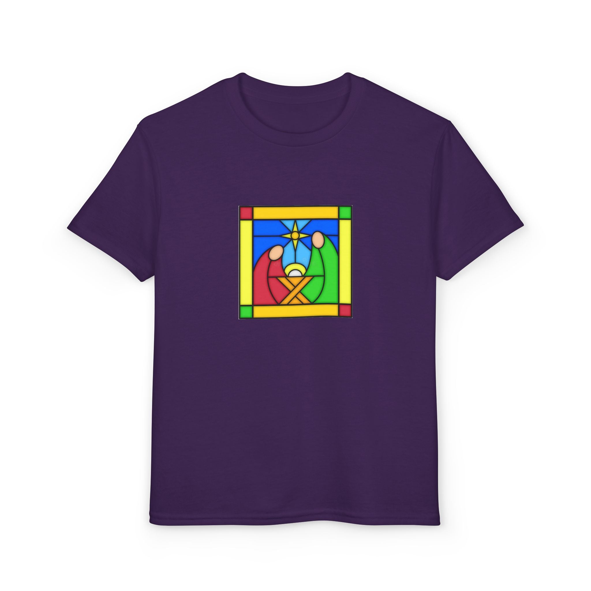 Kids T-Shirt -- Christian Theme -- Jesus Nativity