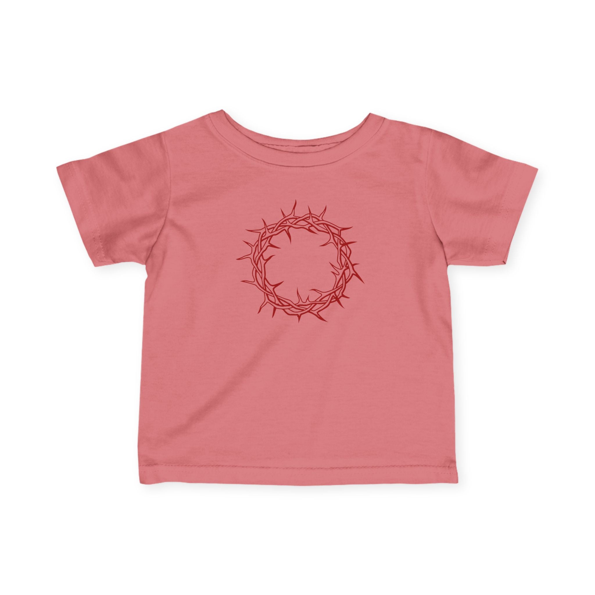 Infant T-Shirt -- Christian Theme -- Crown of Thorns (Red)