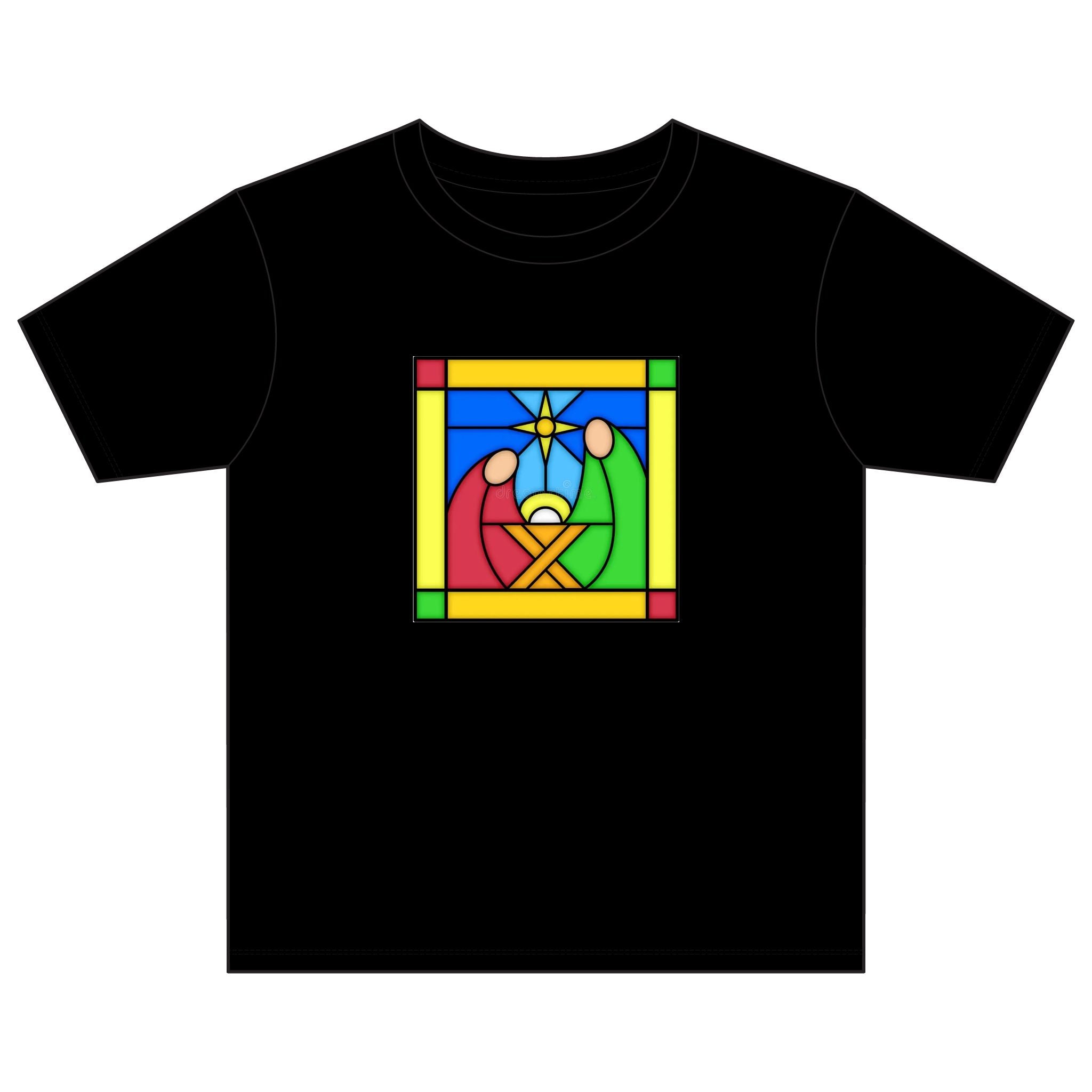 Kids T‑Shirt -- Christian Theme -- Jesus Nativity