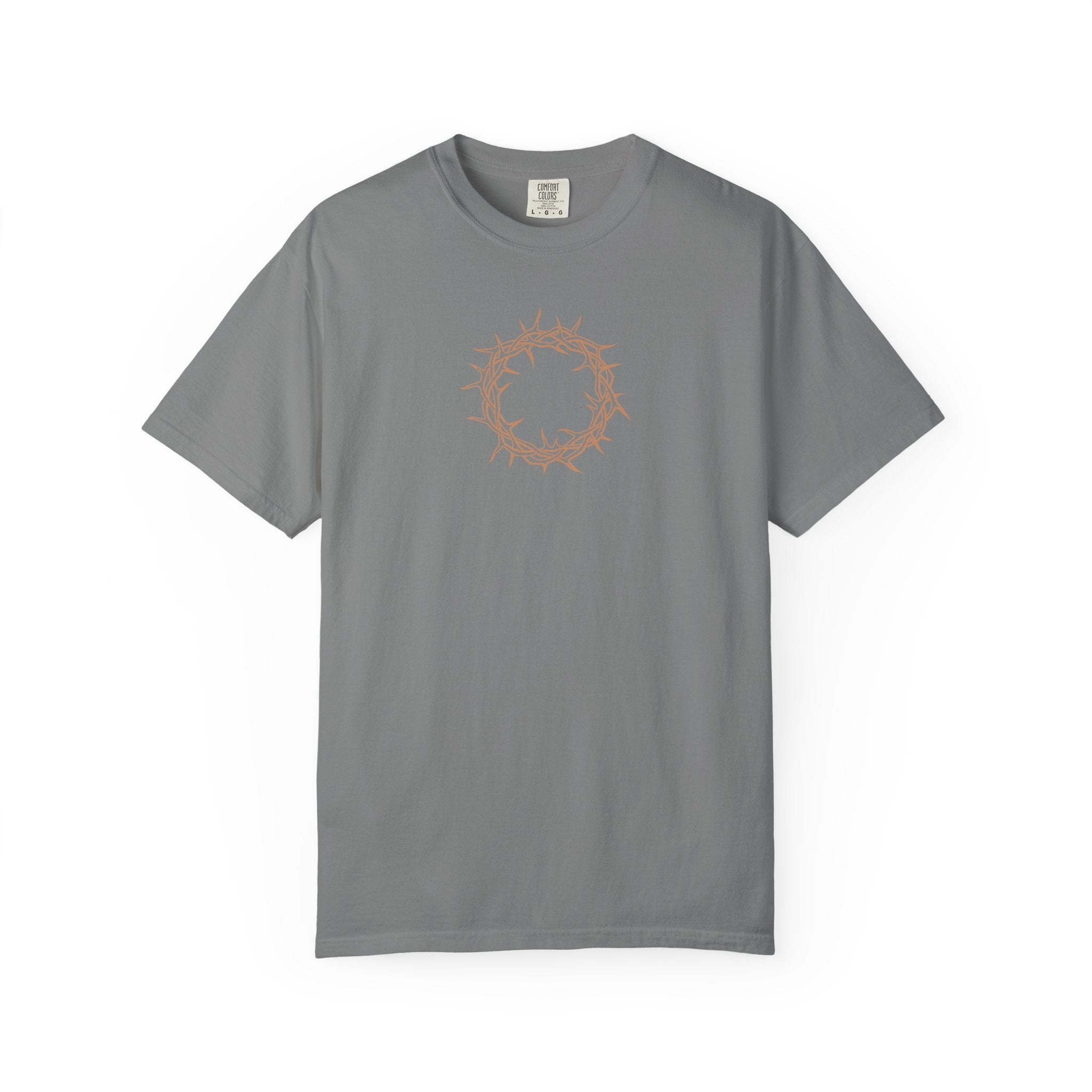 Relaxed T-Shirt -- Christian Theme -- Crown of Thorns (Light Red)