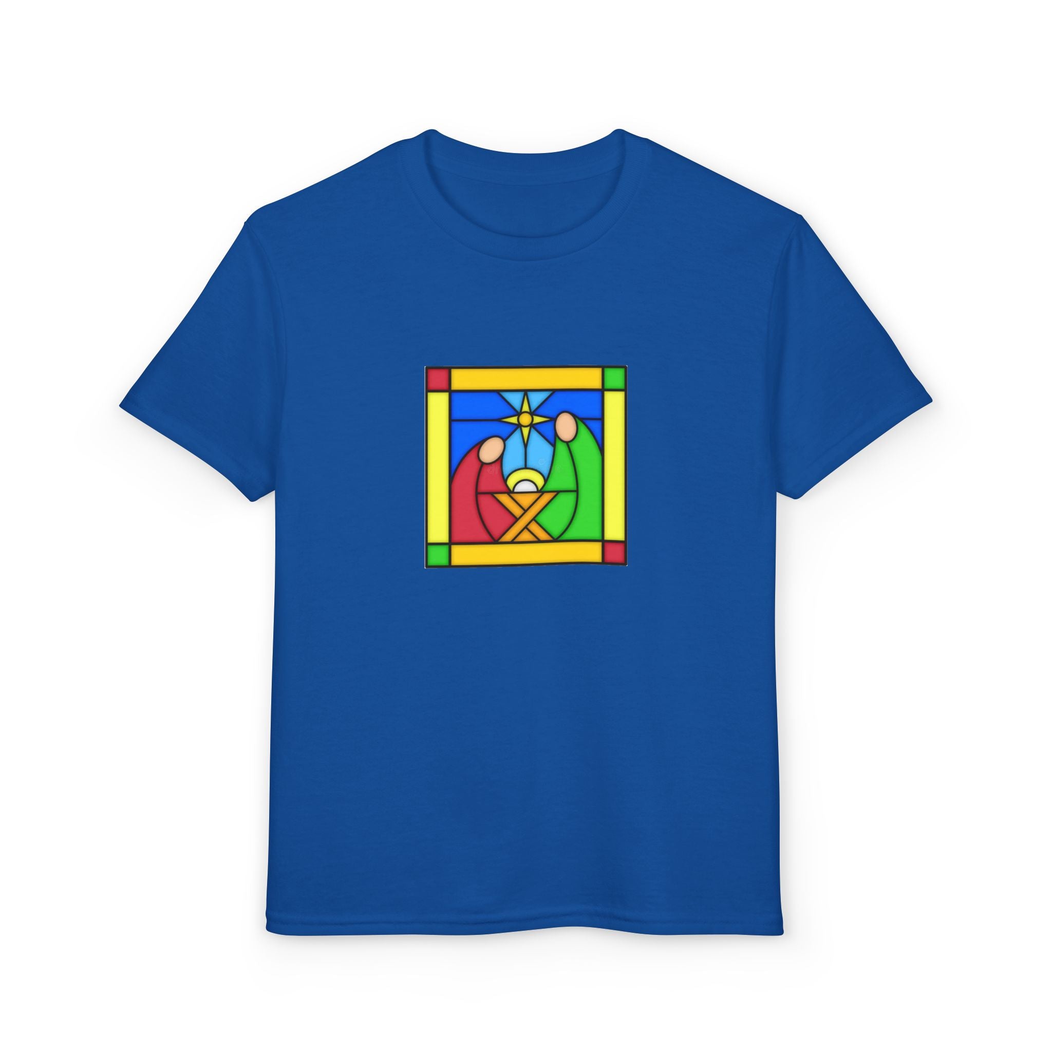 Kids T-Shirt -- Christian Theme -- Jesus Nativity