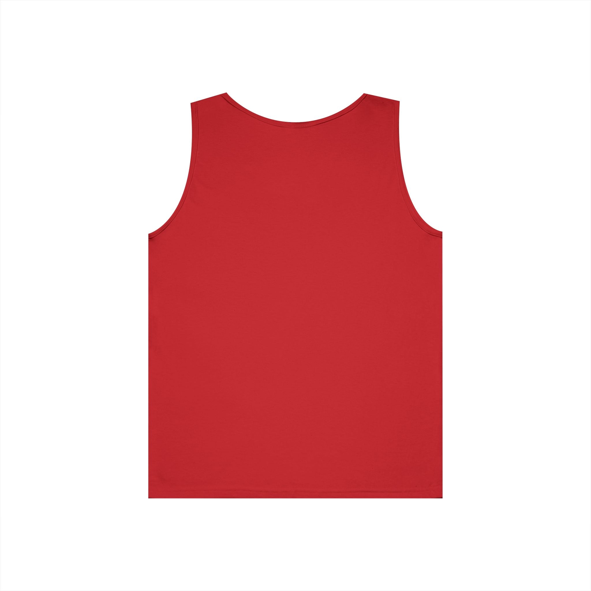 Heavy Cotton Tank Top -- Christian Theme -- Holy Spirit Dove Heart Flame