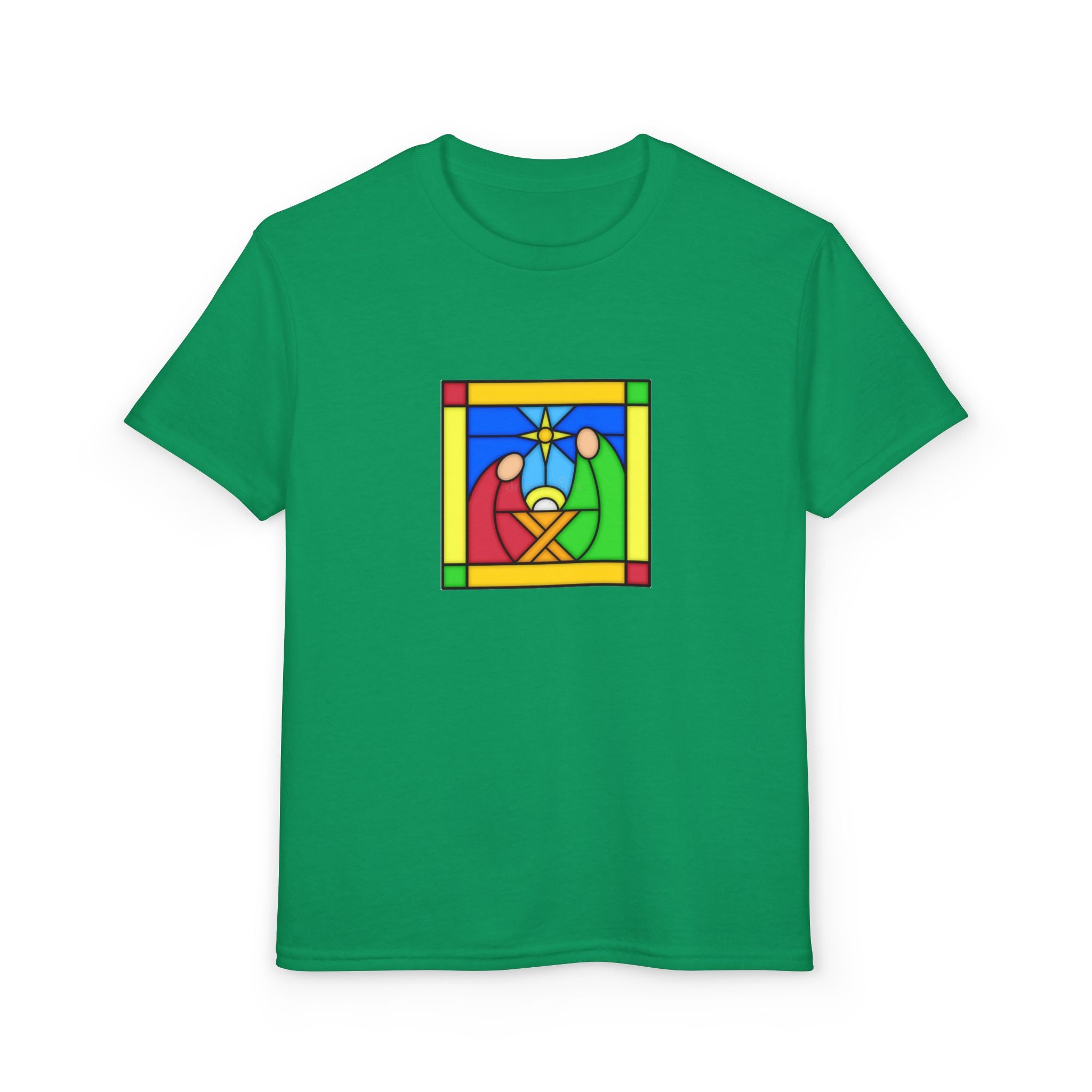 Kids T-Shirt -- Christian Theme -- Jesus Nativity
