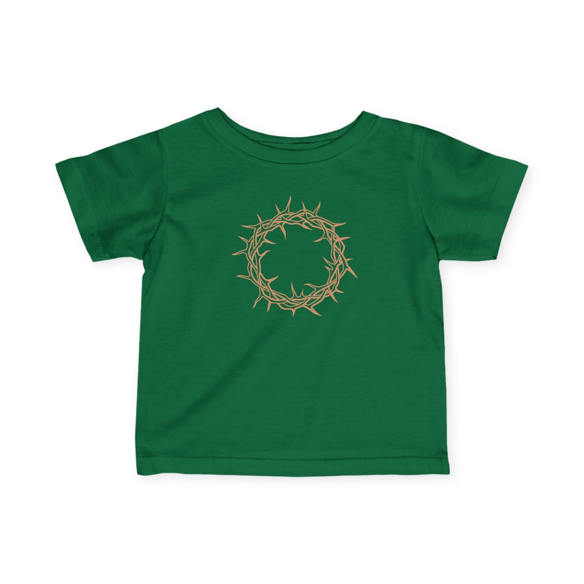 Infant T-Shirt -- Christian Theme -- Crown of Thorns (Light Red)