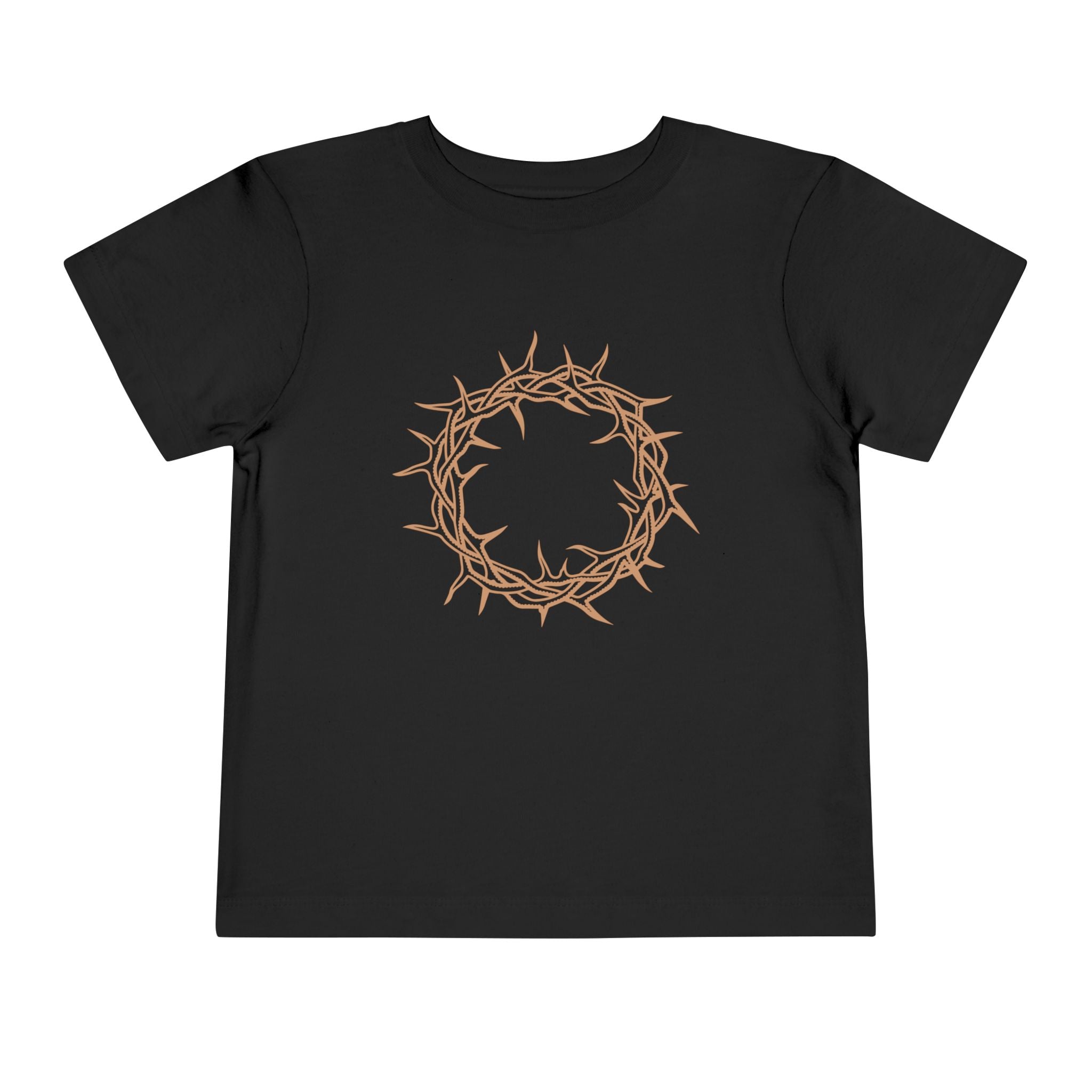 Toddler T-Shirt -- Christian Theme -- Crown of Thorns (Light Red)