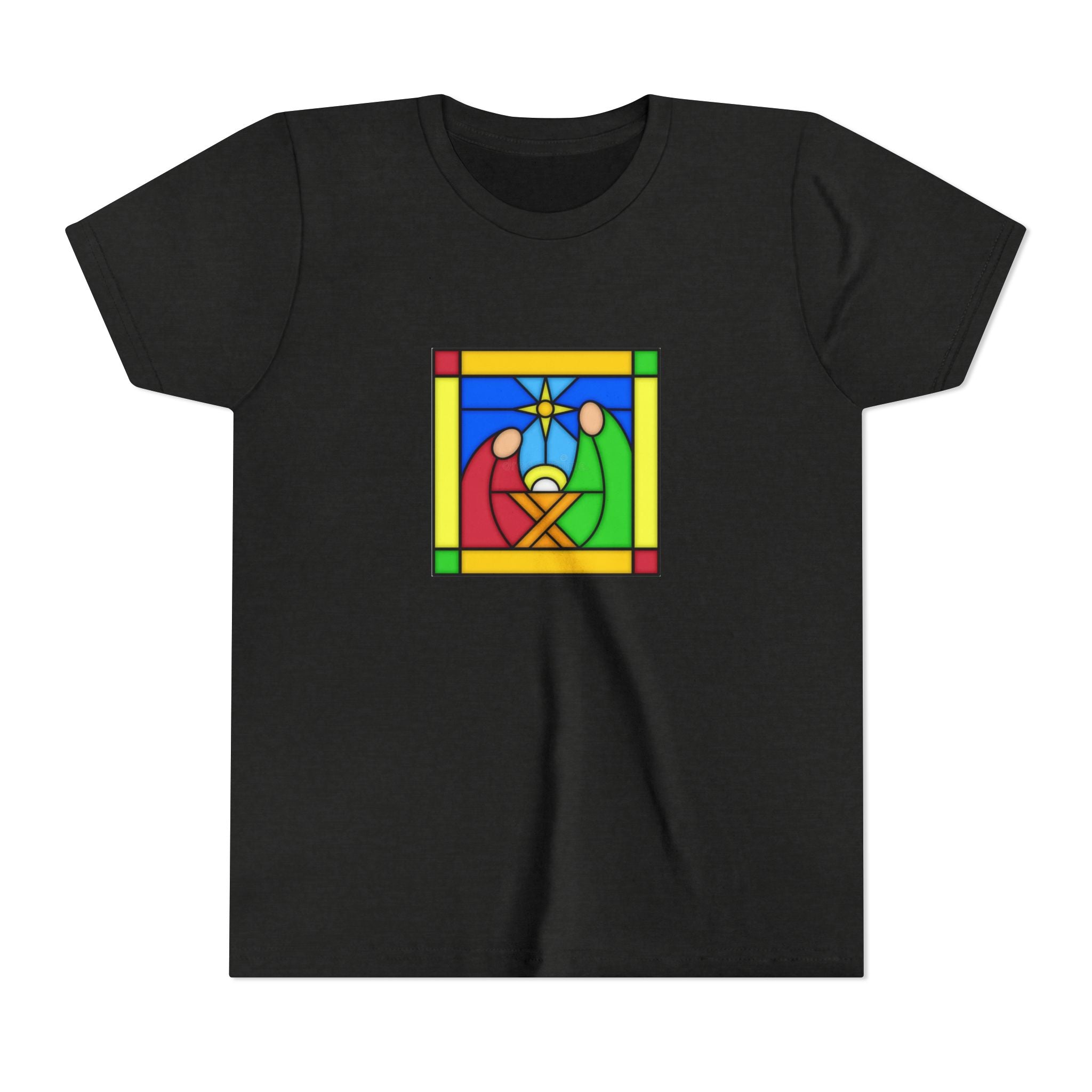 Kids T Shirt -- Christian Theme -- Jesus Nativity