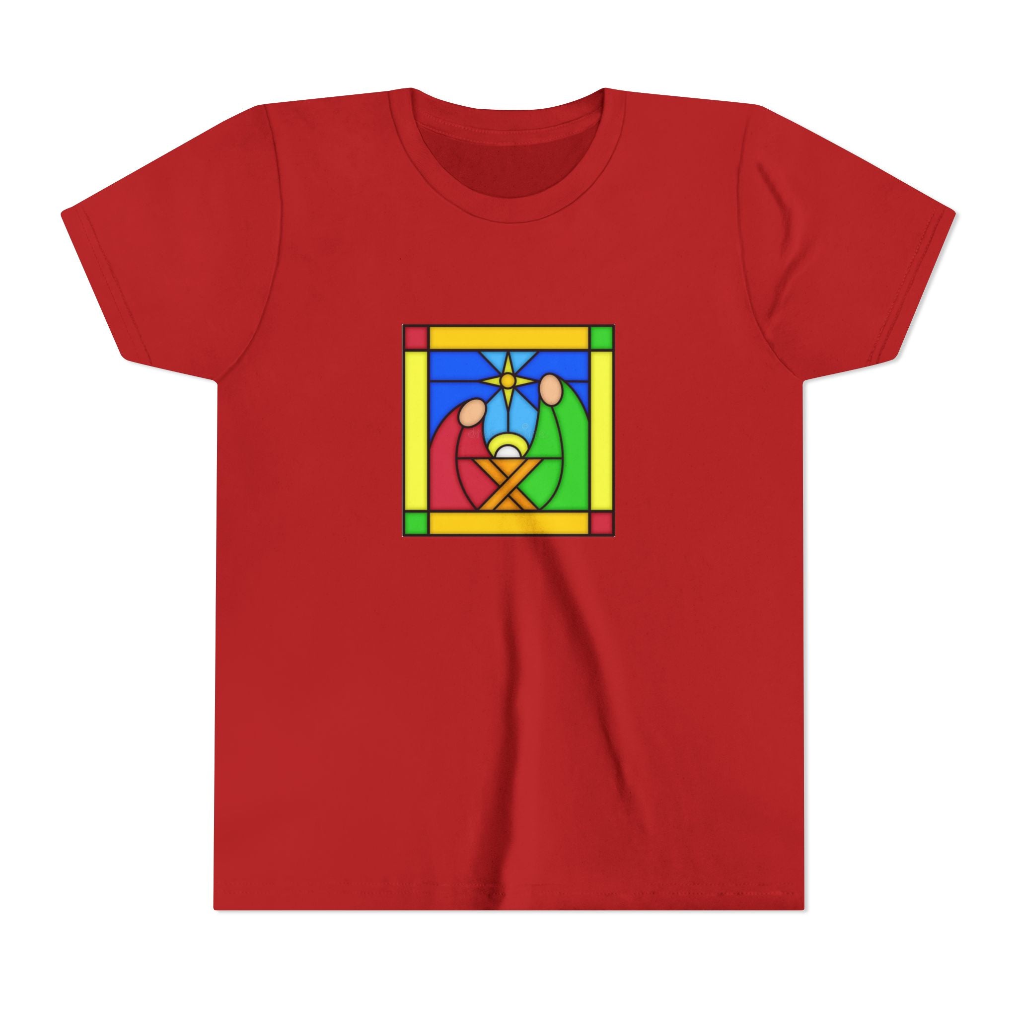 Kids T Shirt -- Christian Theme -- Jesus Nativity