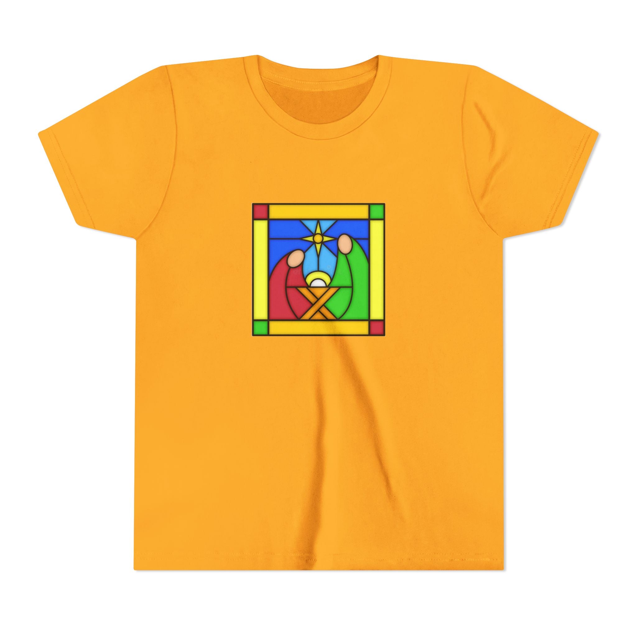 Kids T Shirt -- Christian Theme -- Jesus Nativity