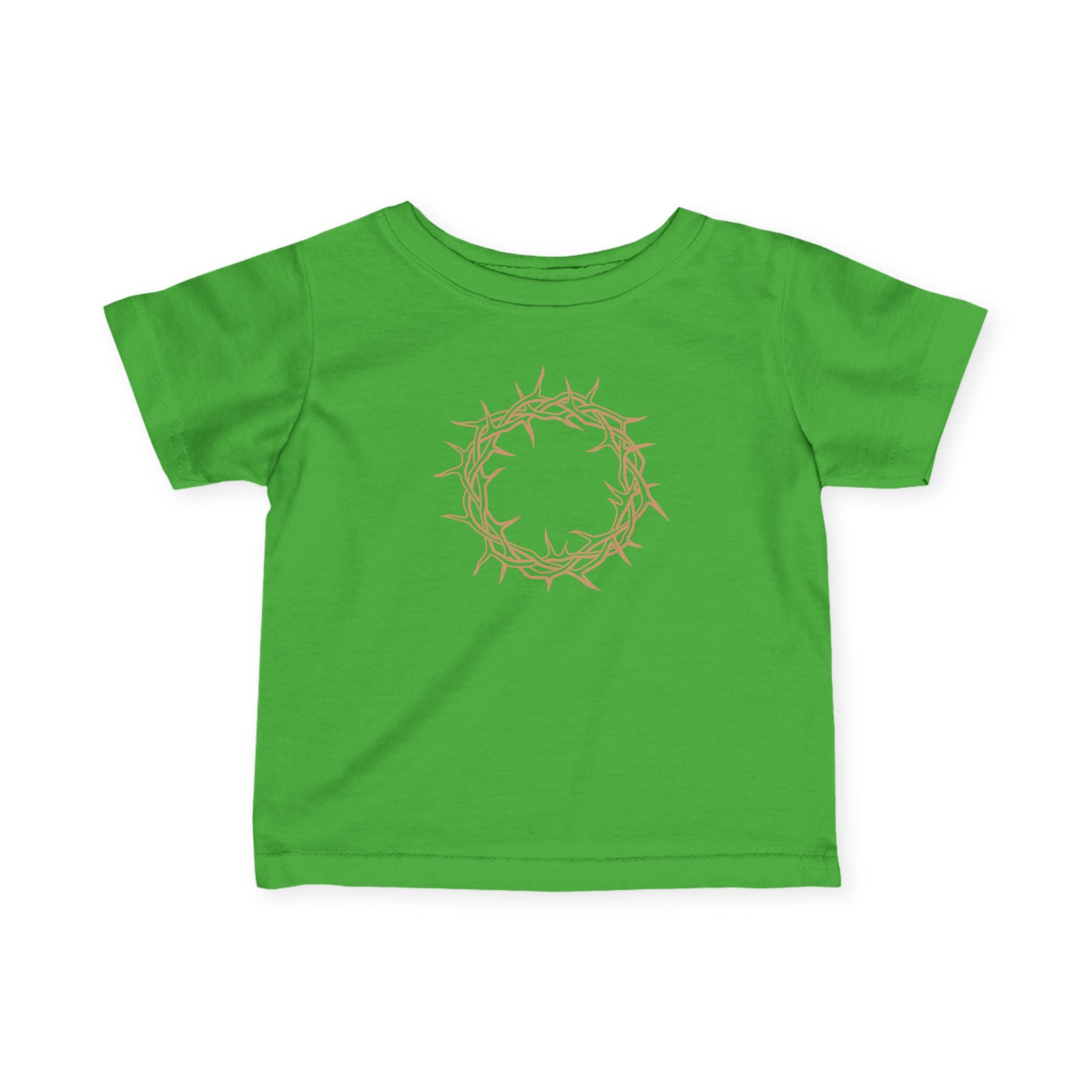 Infant T-Shirt -- Christian Theme -- Crown of Thorns (Light Red)