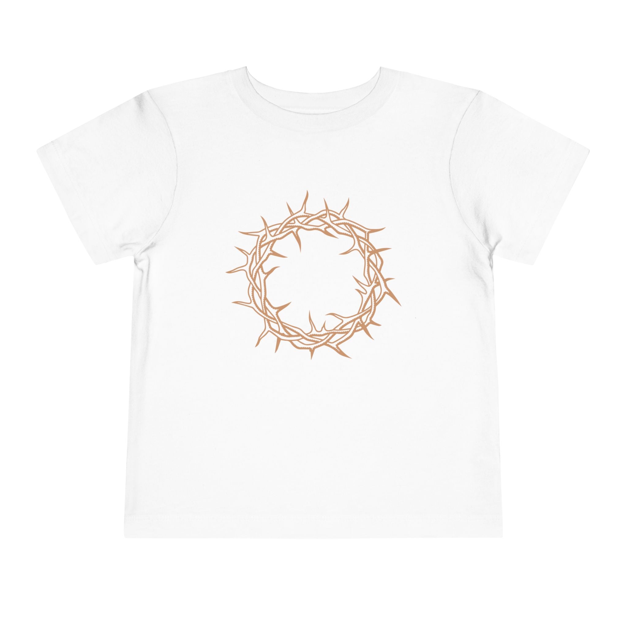 Toddler T-Shirt -- Christian Theme -- Crown of Thorns (Light Red)
